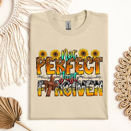 Not Perfect Just Forgiven Sunflower 01