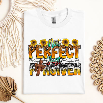 Not Perfect Just Forgiven Sunflower 01