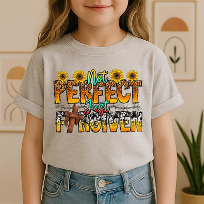 Not Perfect Just Forgiven Sunflower 01