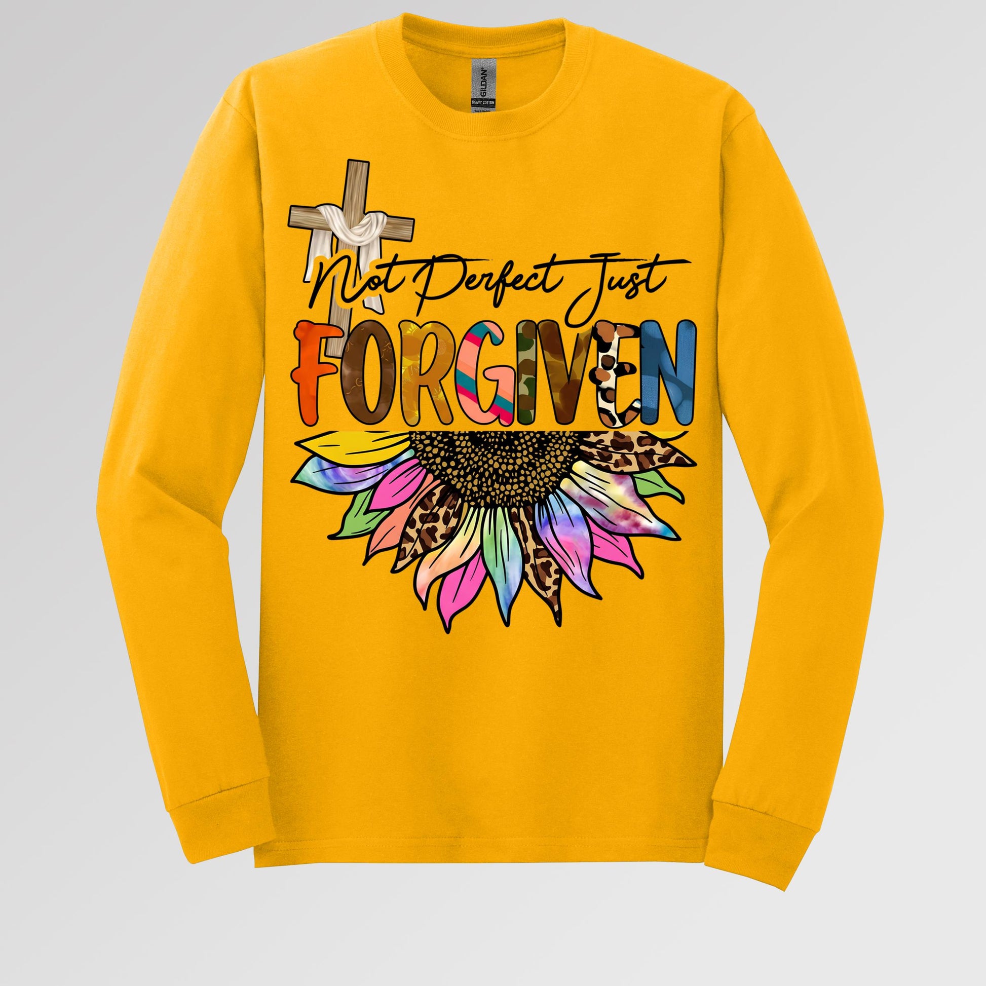 Not Perfect Just Forgiven Sunflower 02