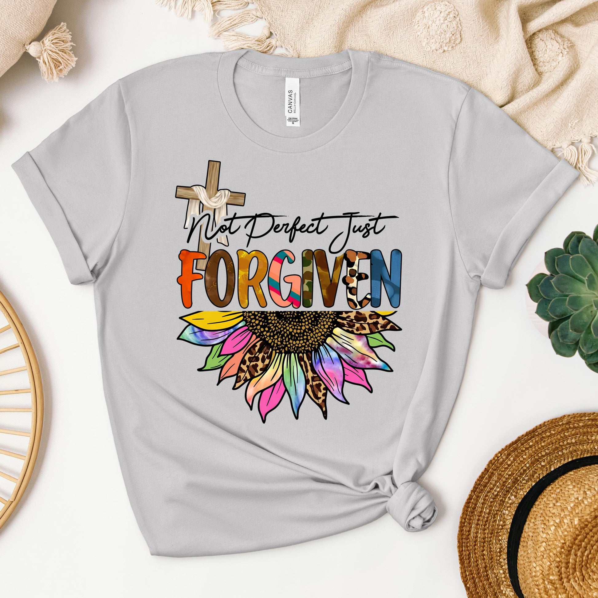 Not Perfect Just Forgiven Sunflower 02