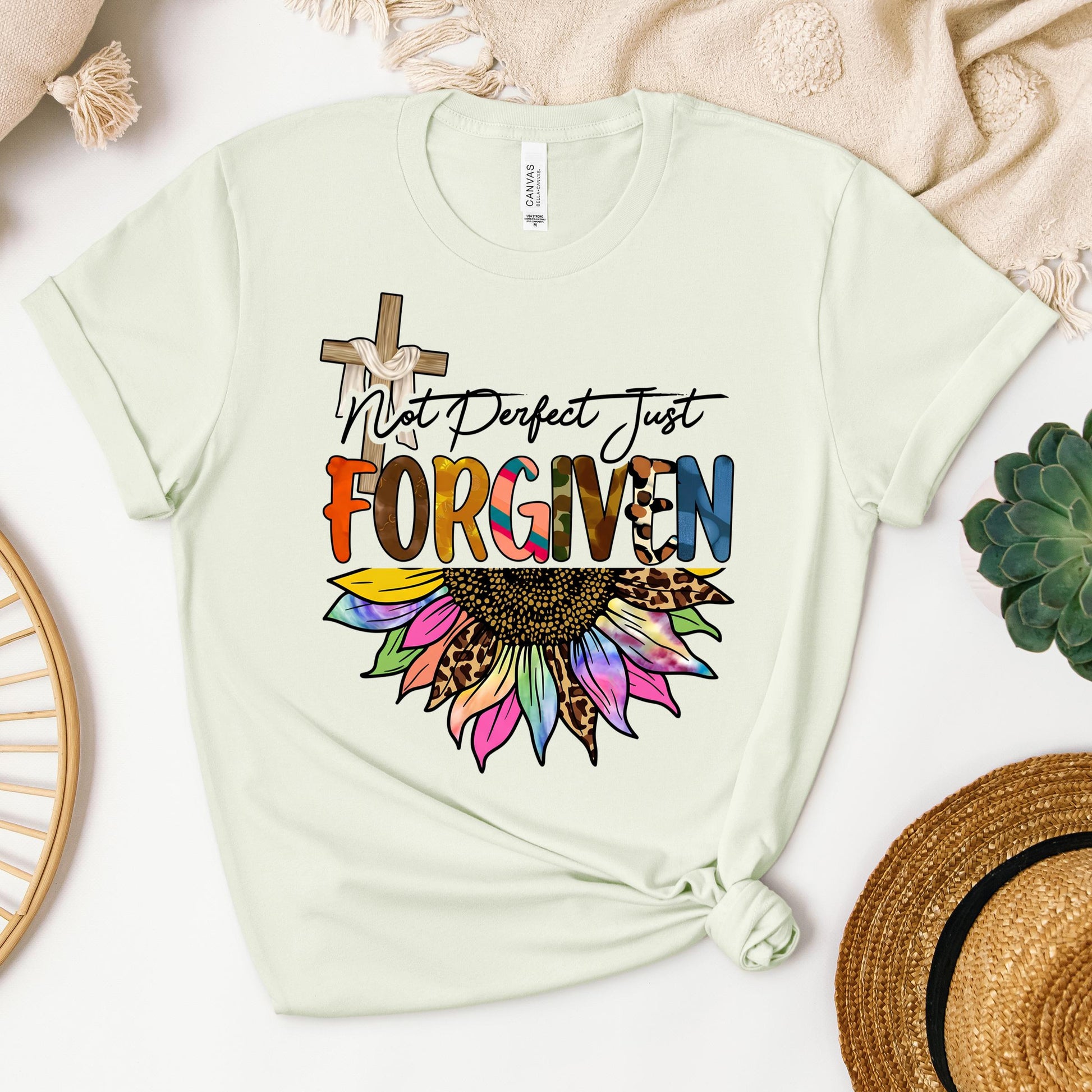 Not Perfect Just Forgiven Sunflower 02