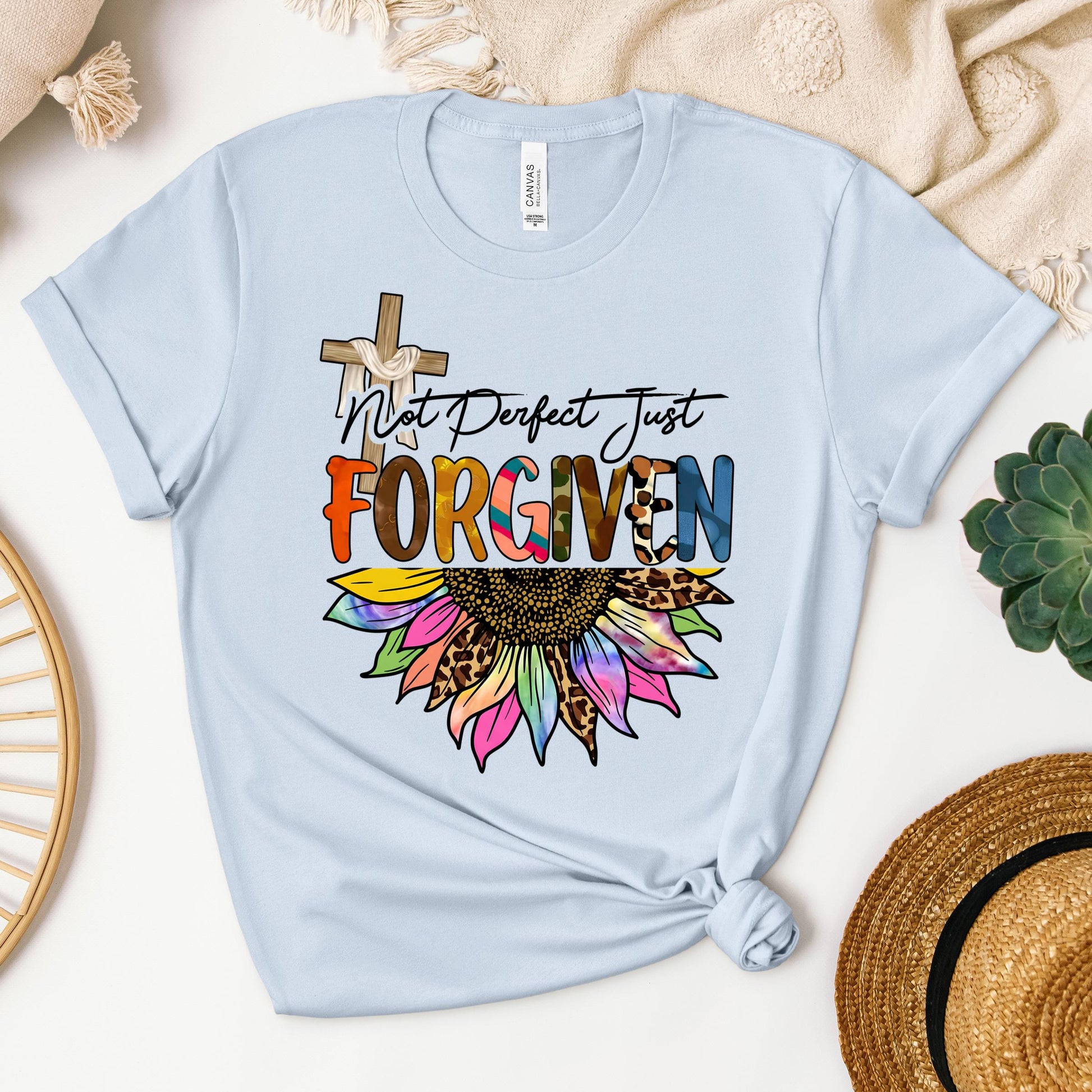 Not Perfect Just Forgiven Sunflower 02