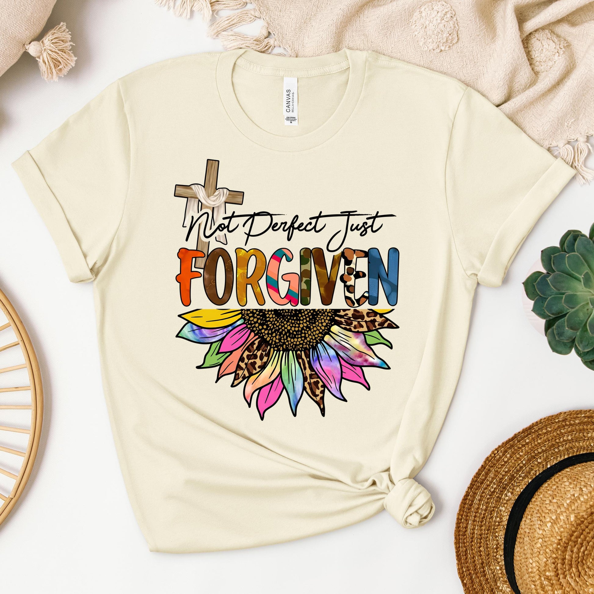 Not Perfect Just Forgiven Sunflower 02