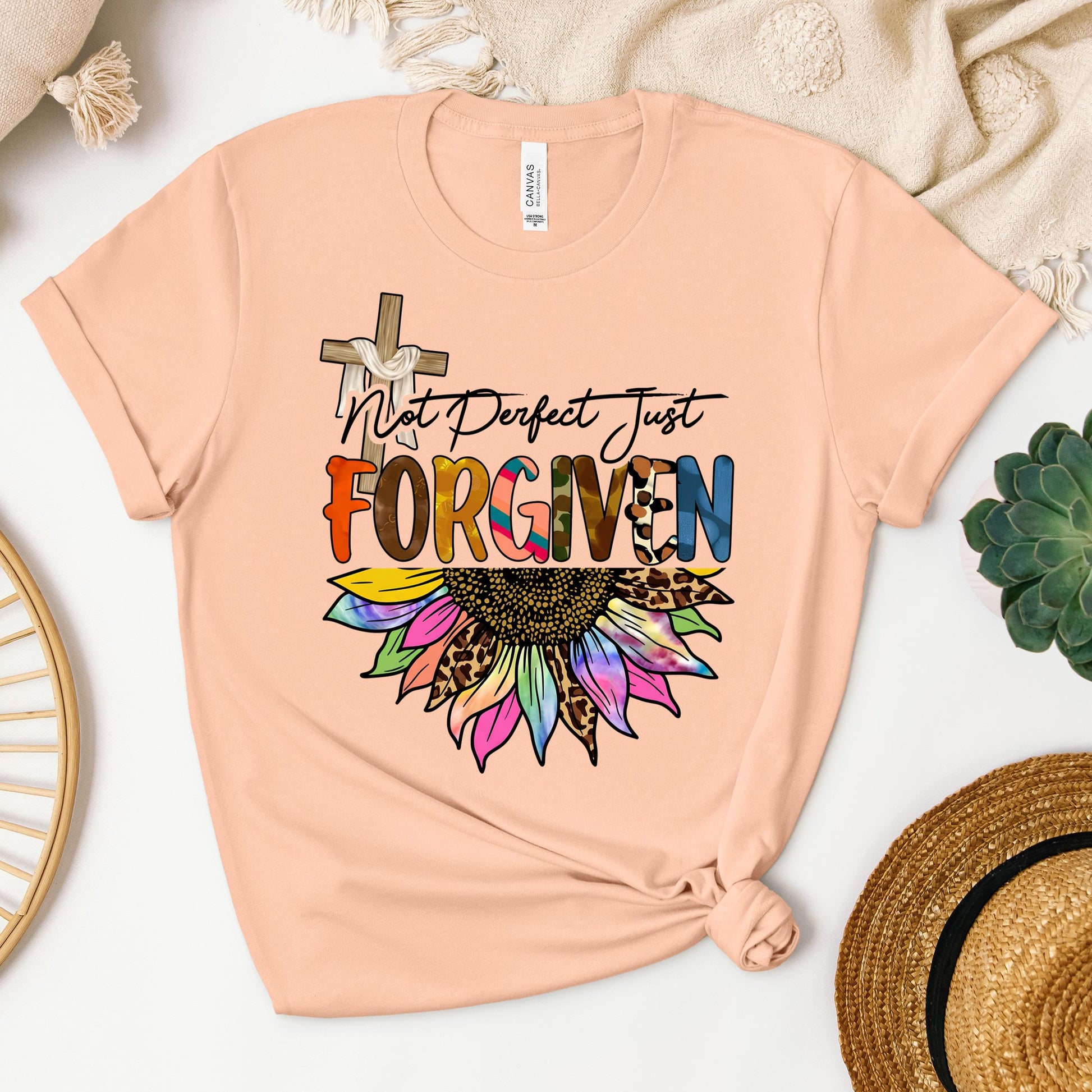 Not Perfect Just Forgiven Sunflower 02
