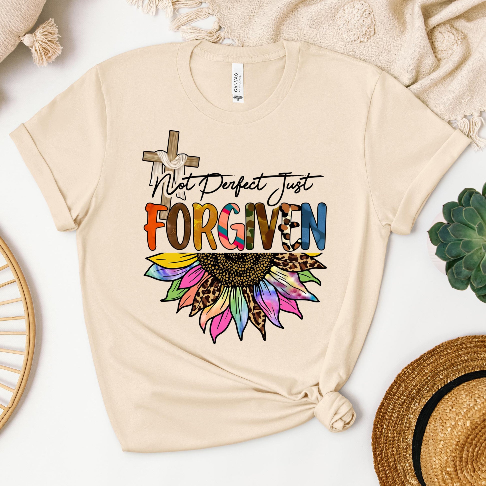 Not Perfect Just Forgiven Sunflower 02