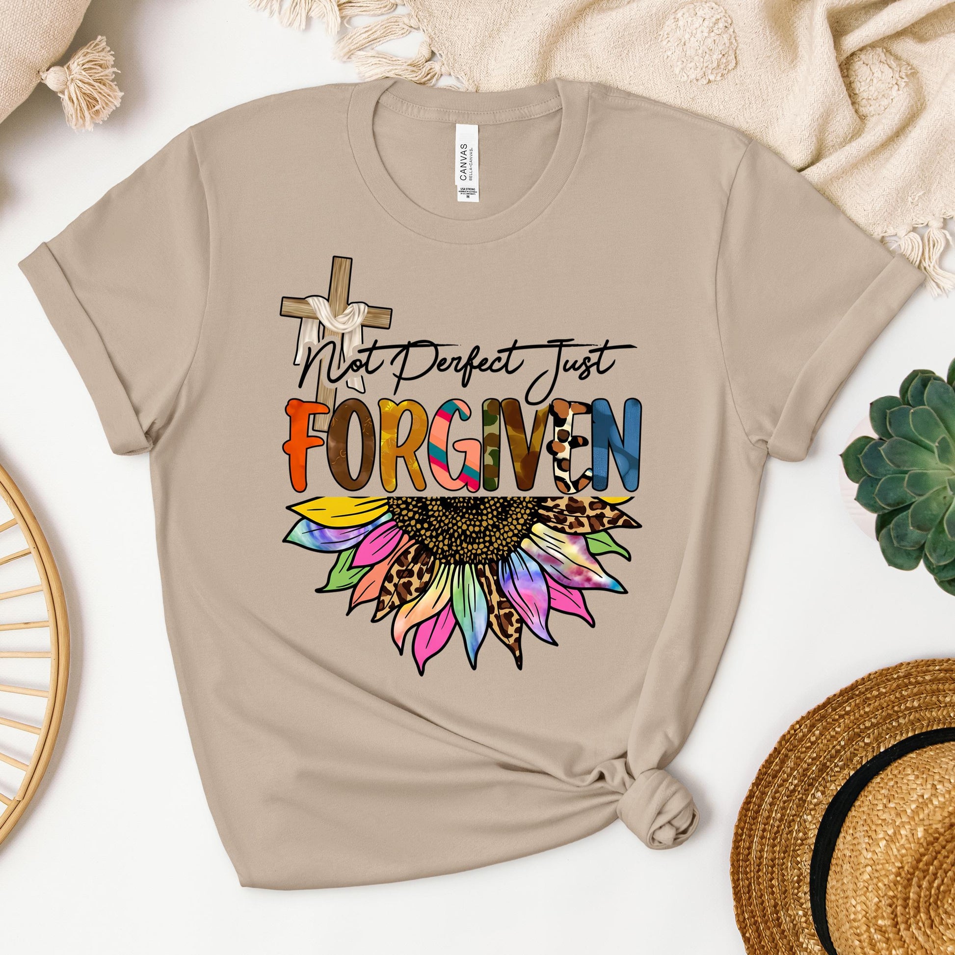 Not Perfect Just Forgiven Sunflower 02