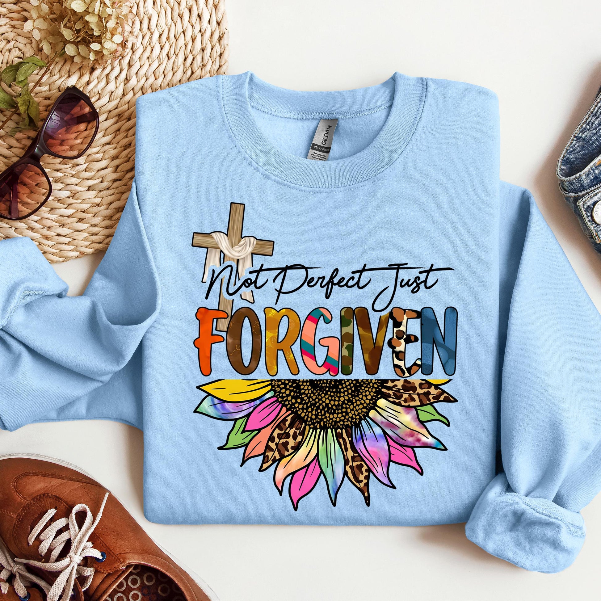Not Perfect Just Forgiven Sunflower 02