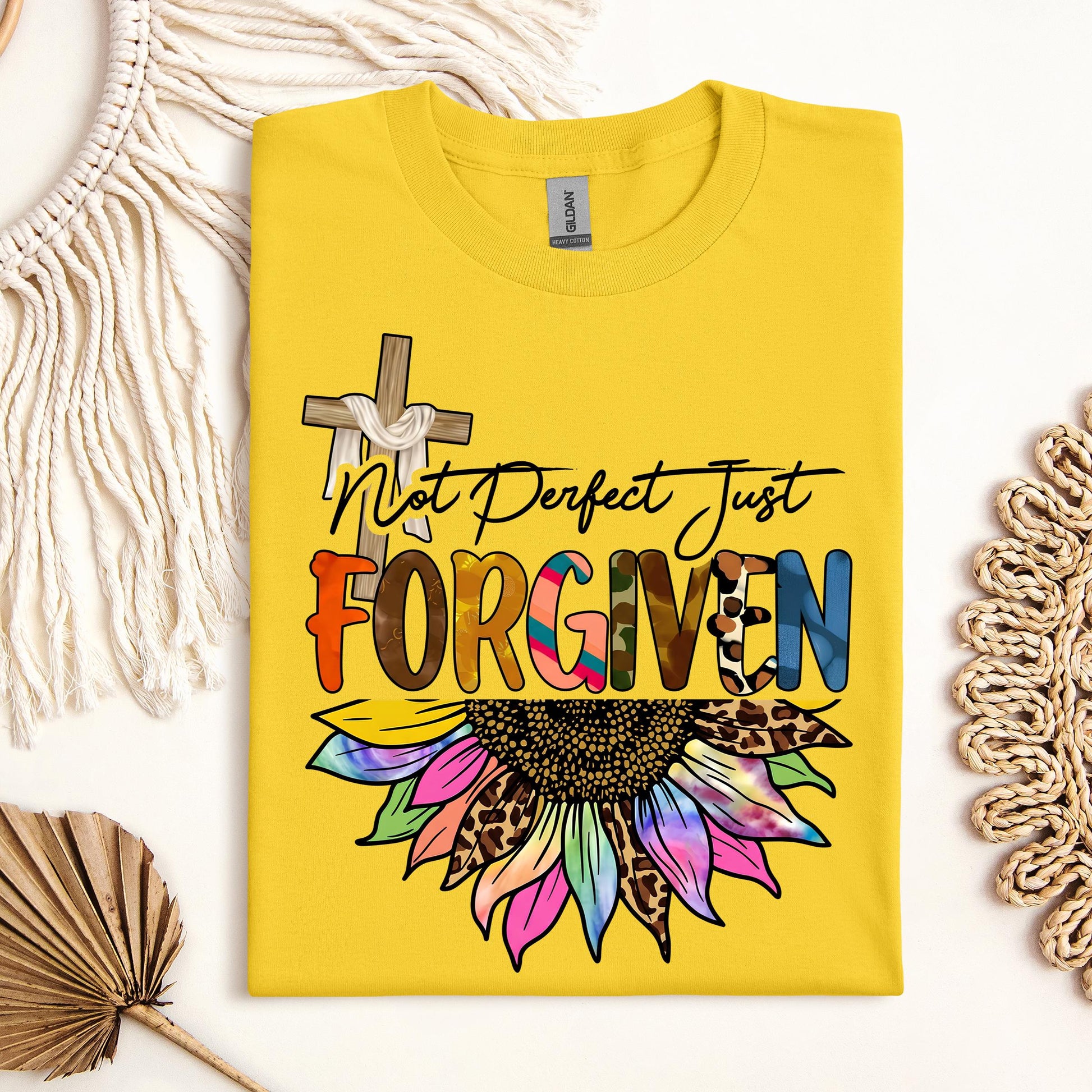 Not Perfect Just Forgiven Sunflower 02