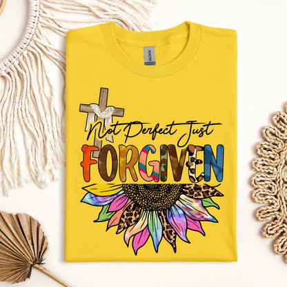 Not Perfect Just Forgiven Sunflower 02