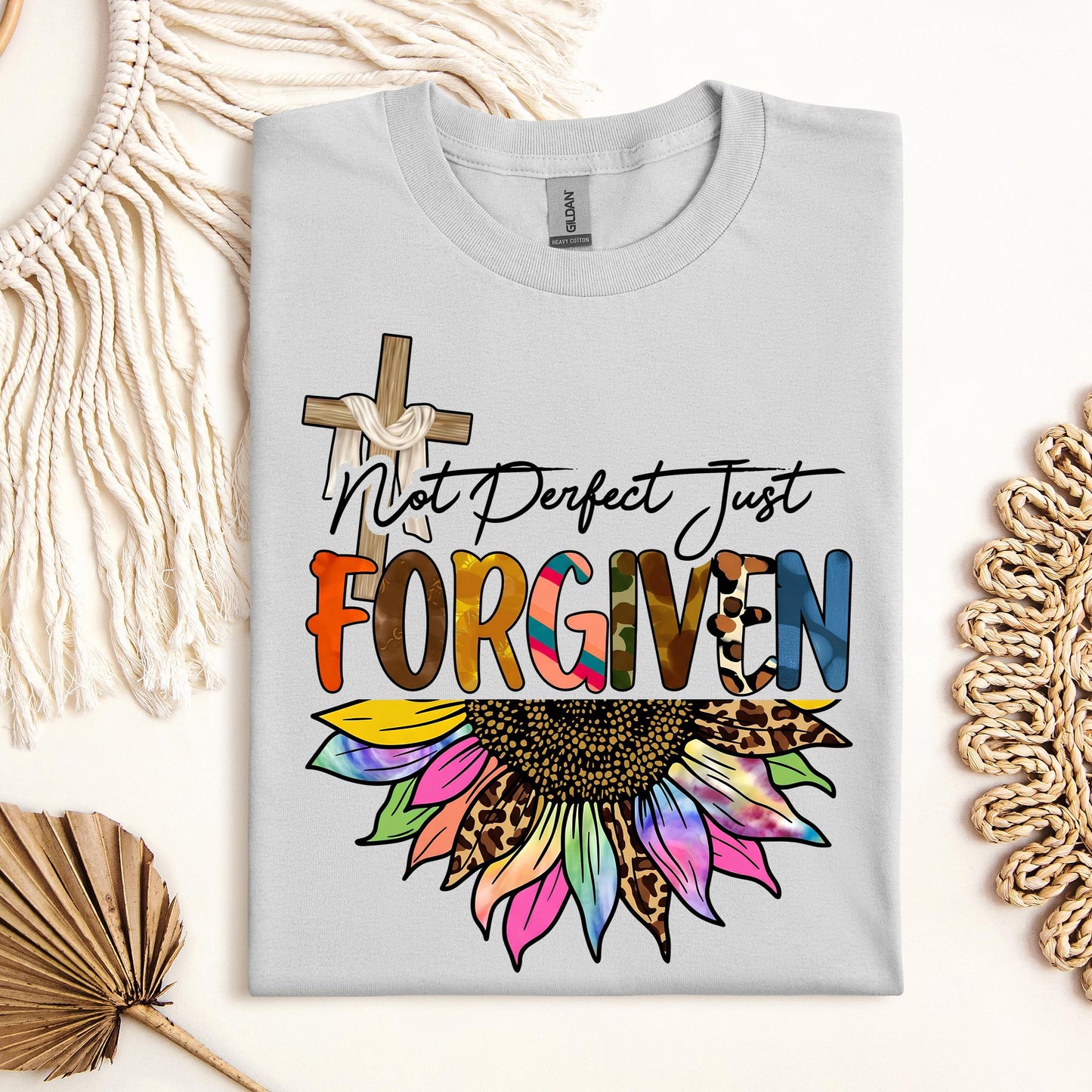 Not Perfect Just Forgiven Sunflower 02