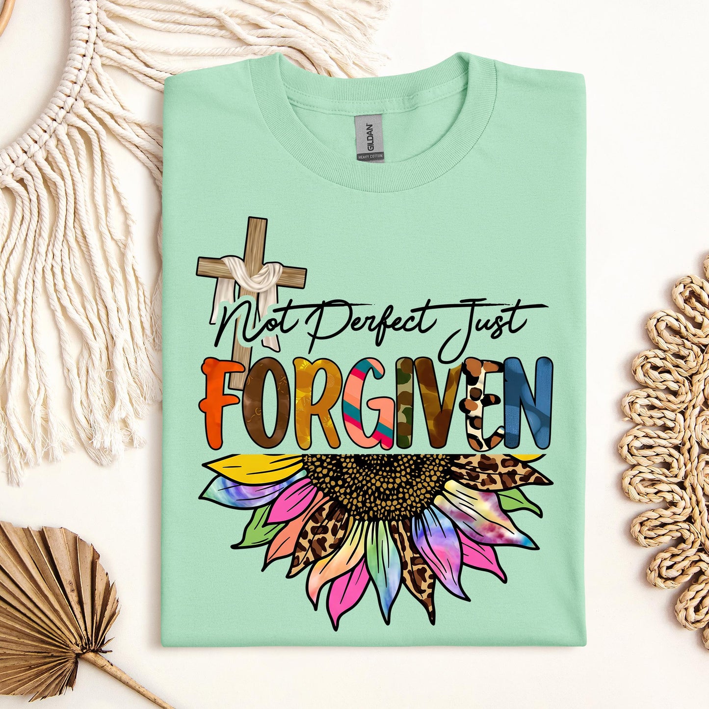 Not Perfect Just Forgiven Sunflower 02