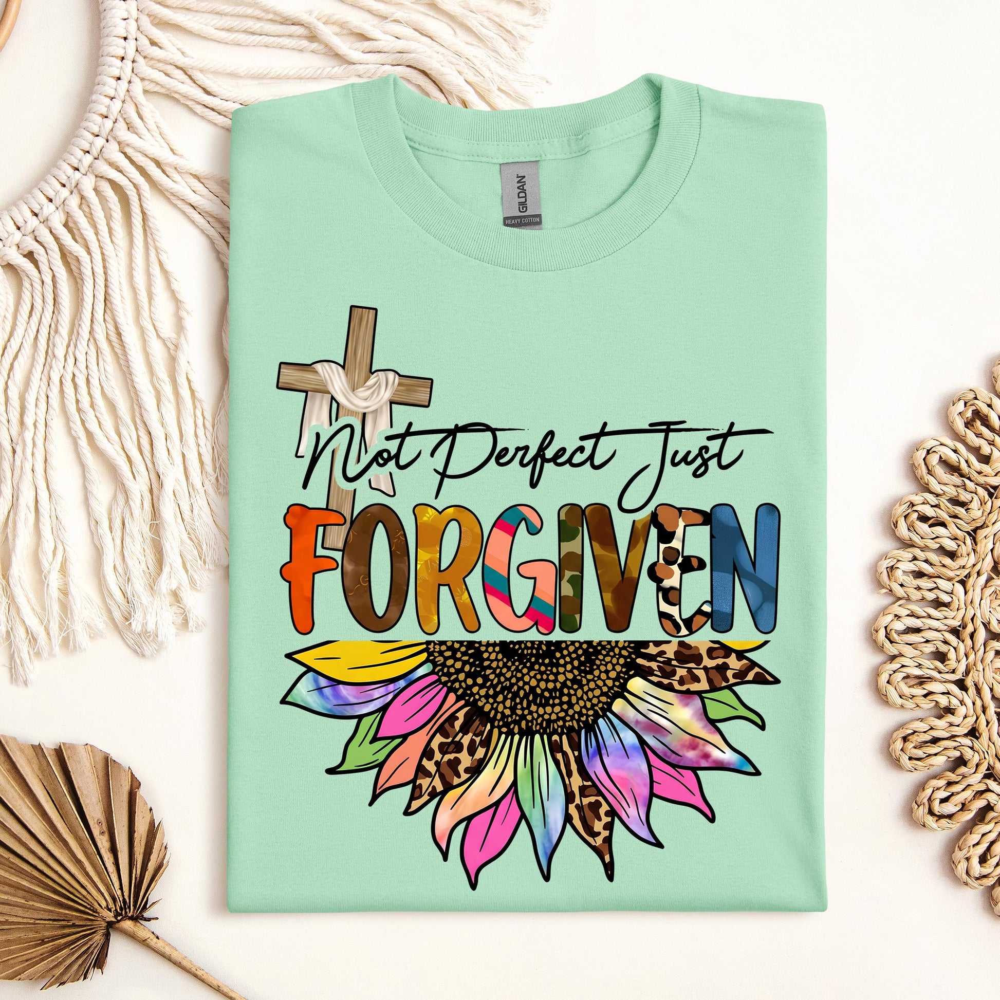 Not Perfect Just Forgiven Sunflower 02