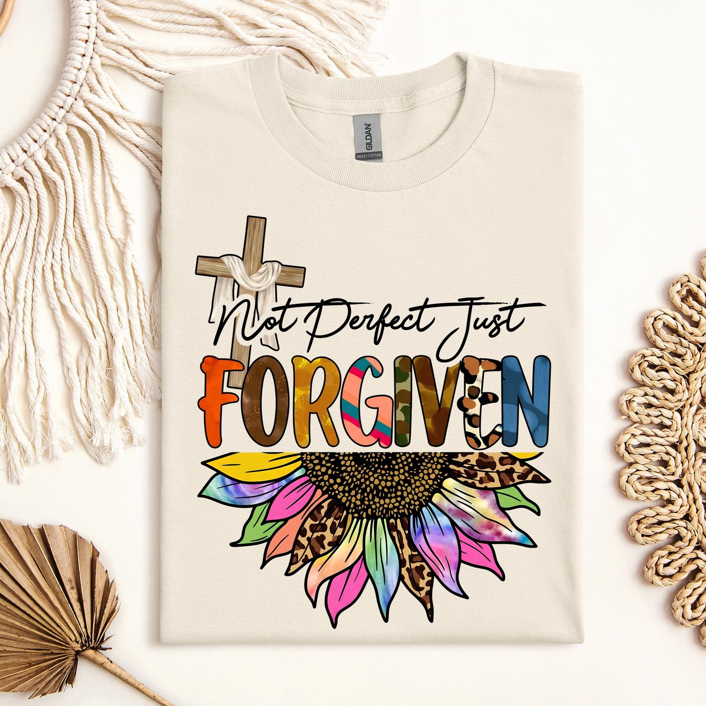 Not Perfect Just Forgiven Sunflower 02