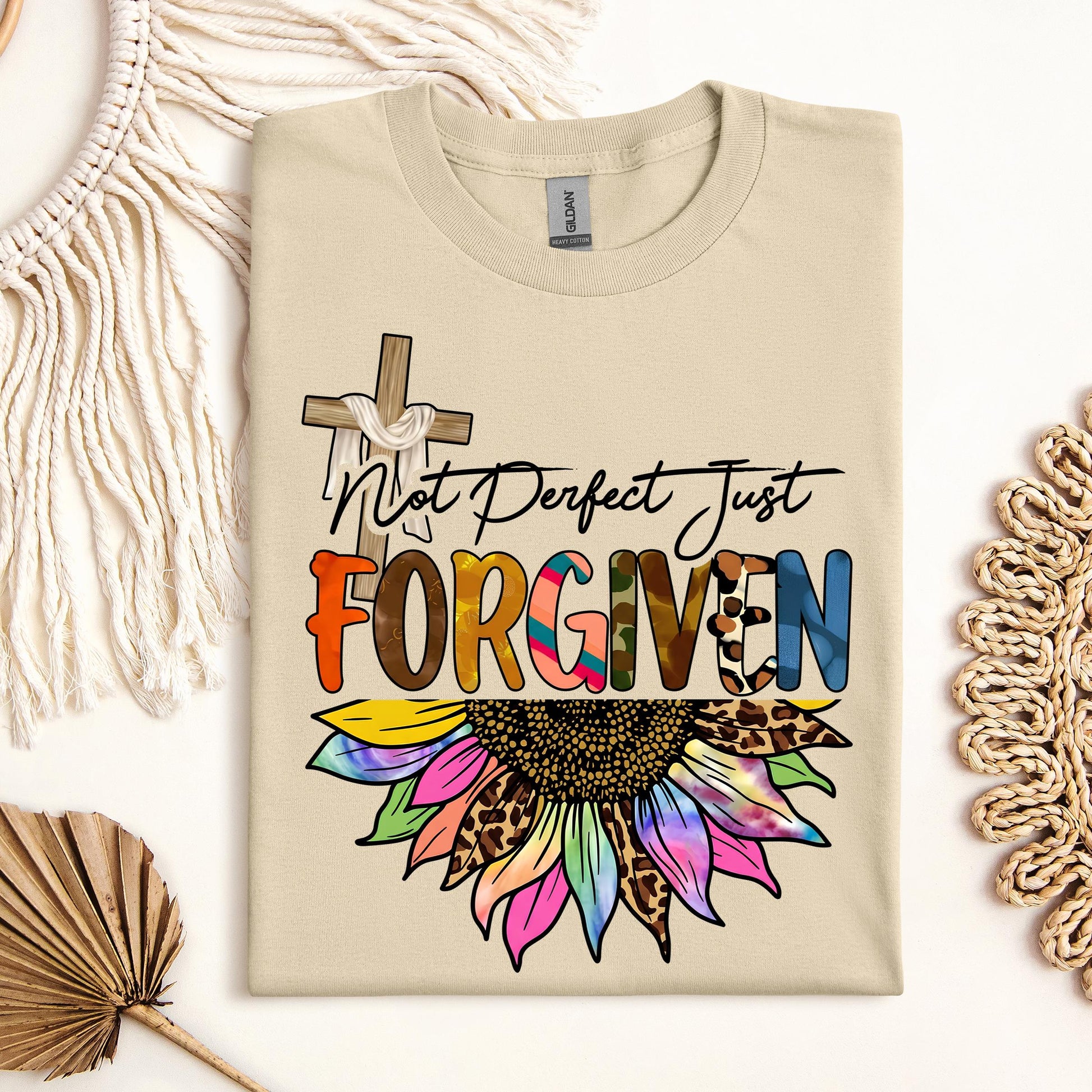 Not Perfect Just Forgiven Sunflower 02