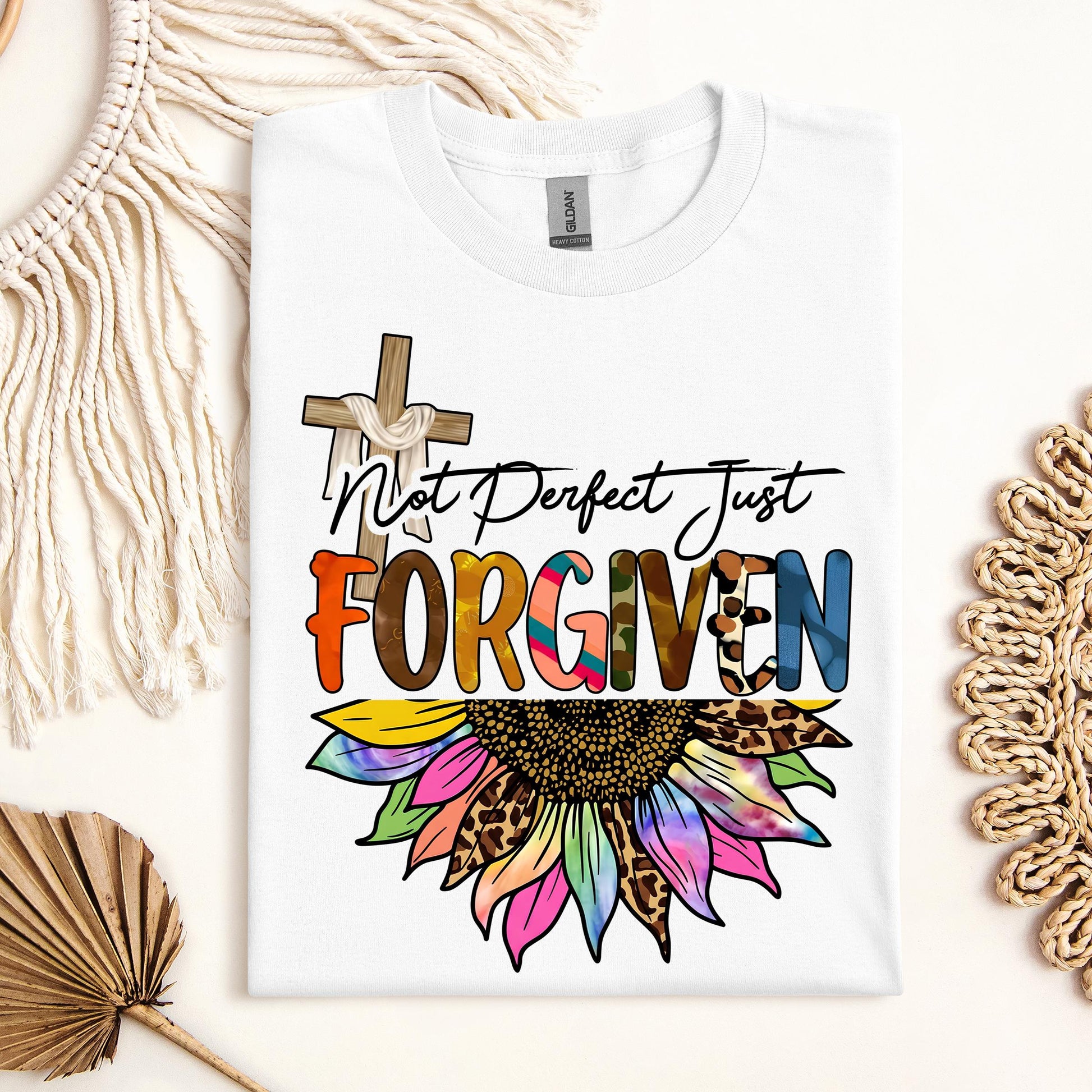 Not Perfect Just Forgiven Sunflower 02
