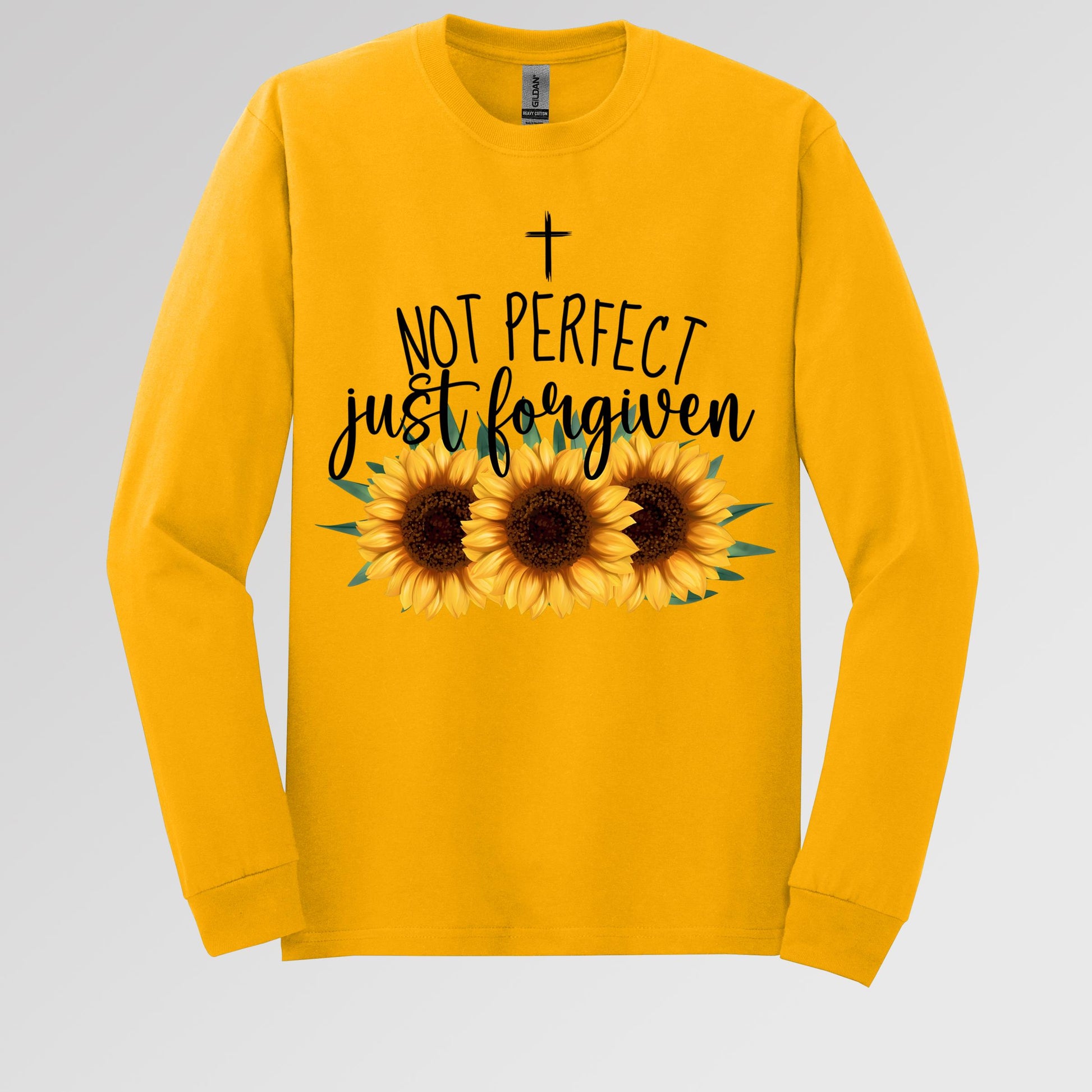 Not Perfect Just Forgiven Sunflower 03