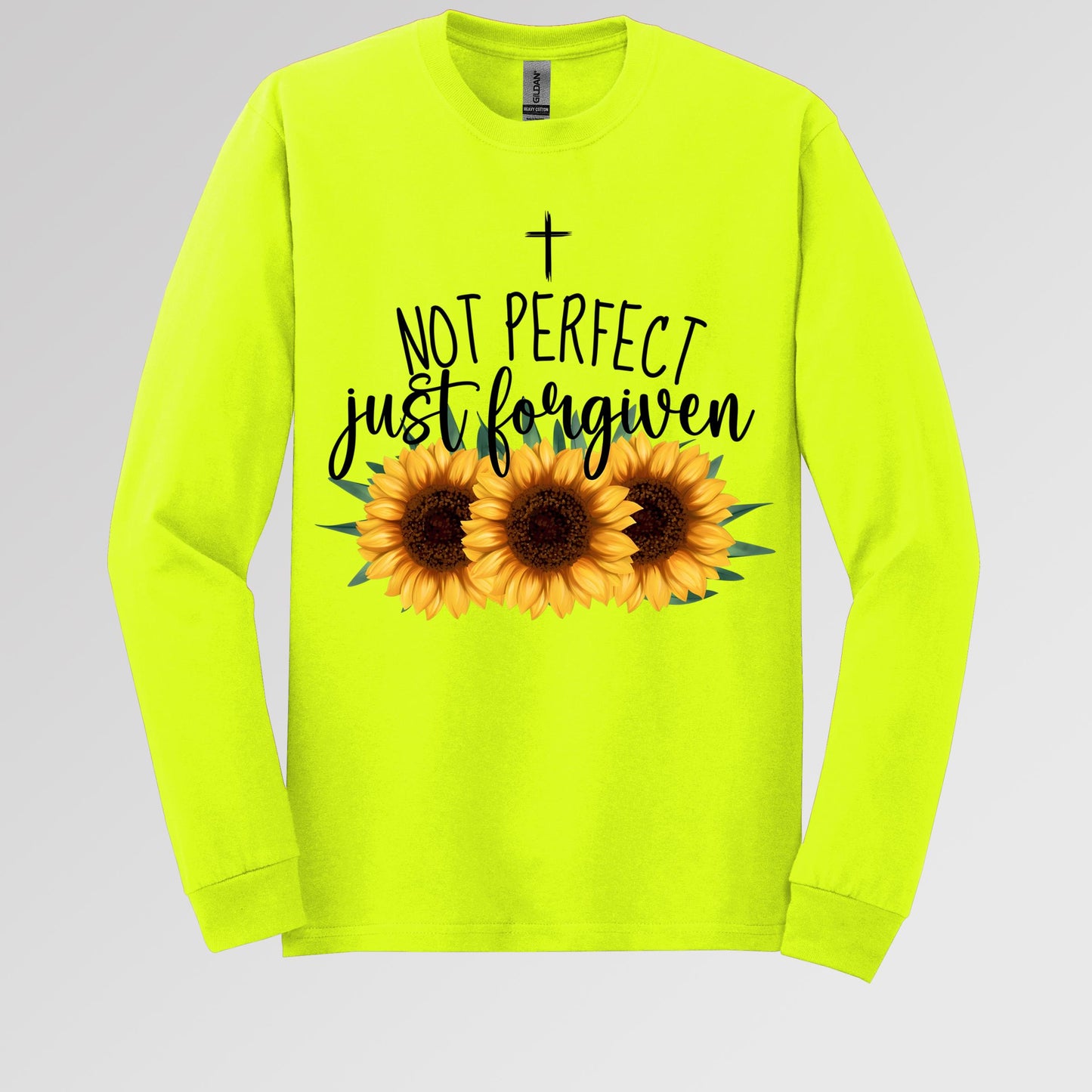 Not Perfect Just Forgiven Sunflower 03