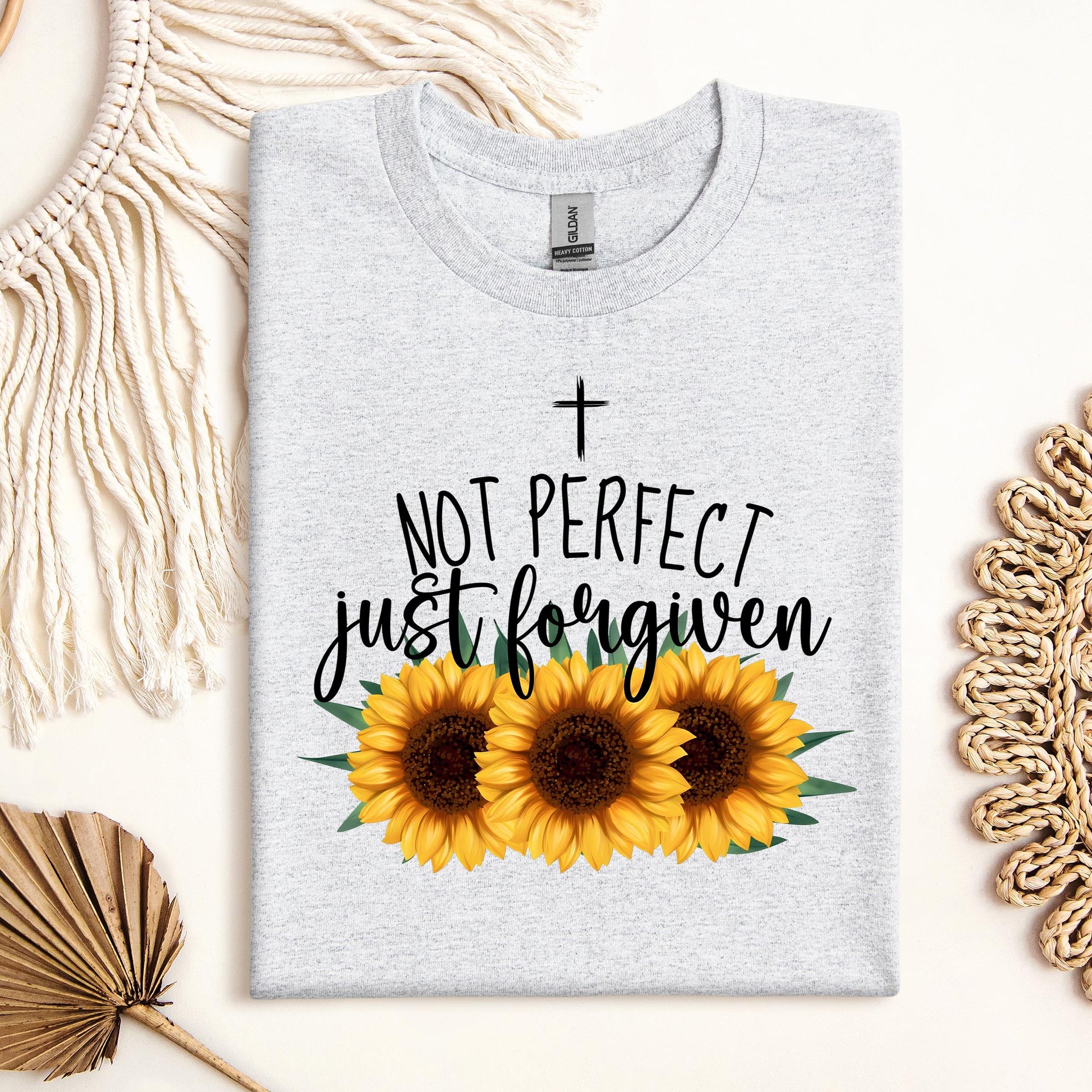 Not Perfect Just Forgiven Sunflower 03