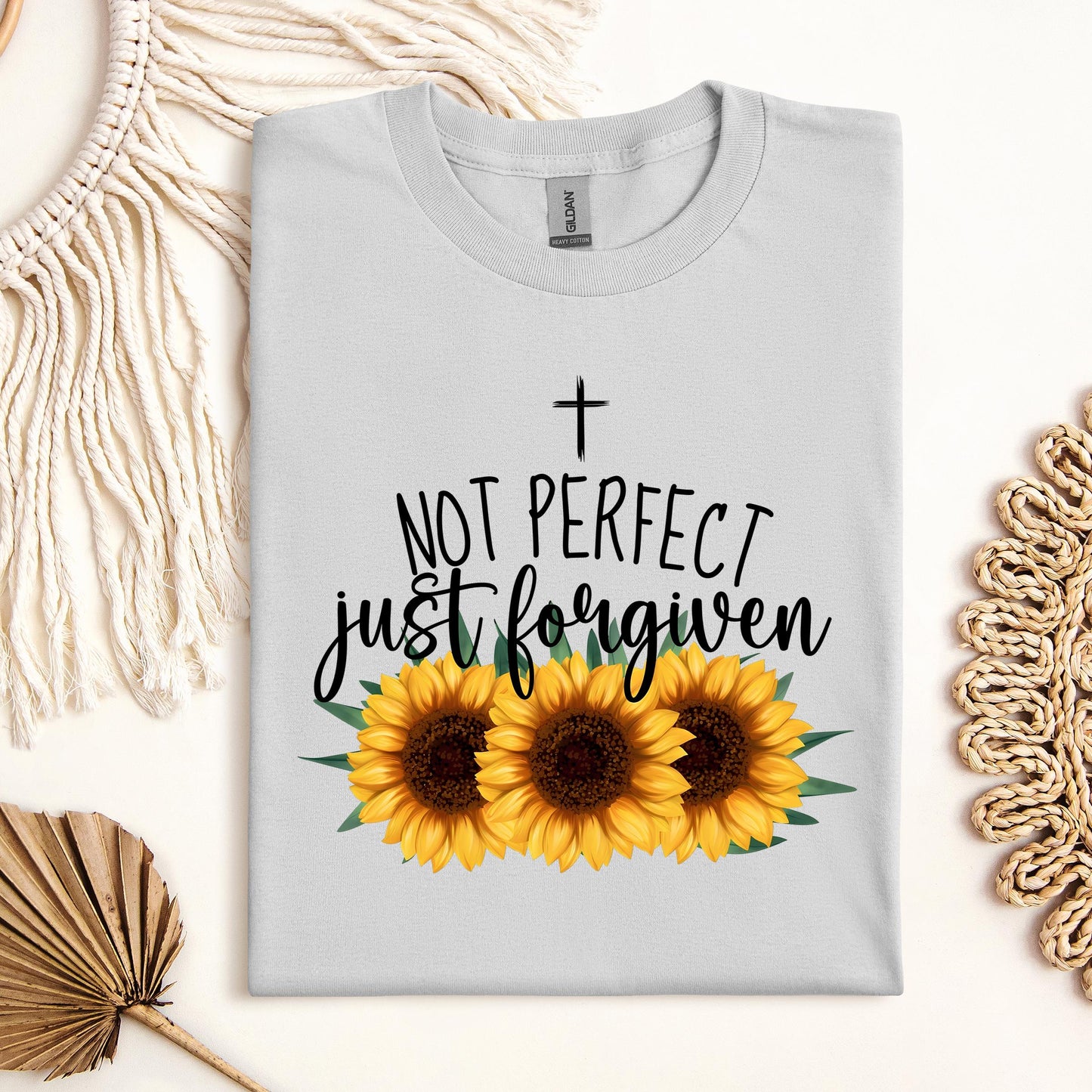 Not Perfect Just Forgiven Sunflower 03