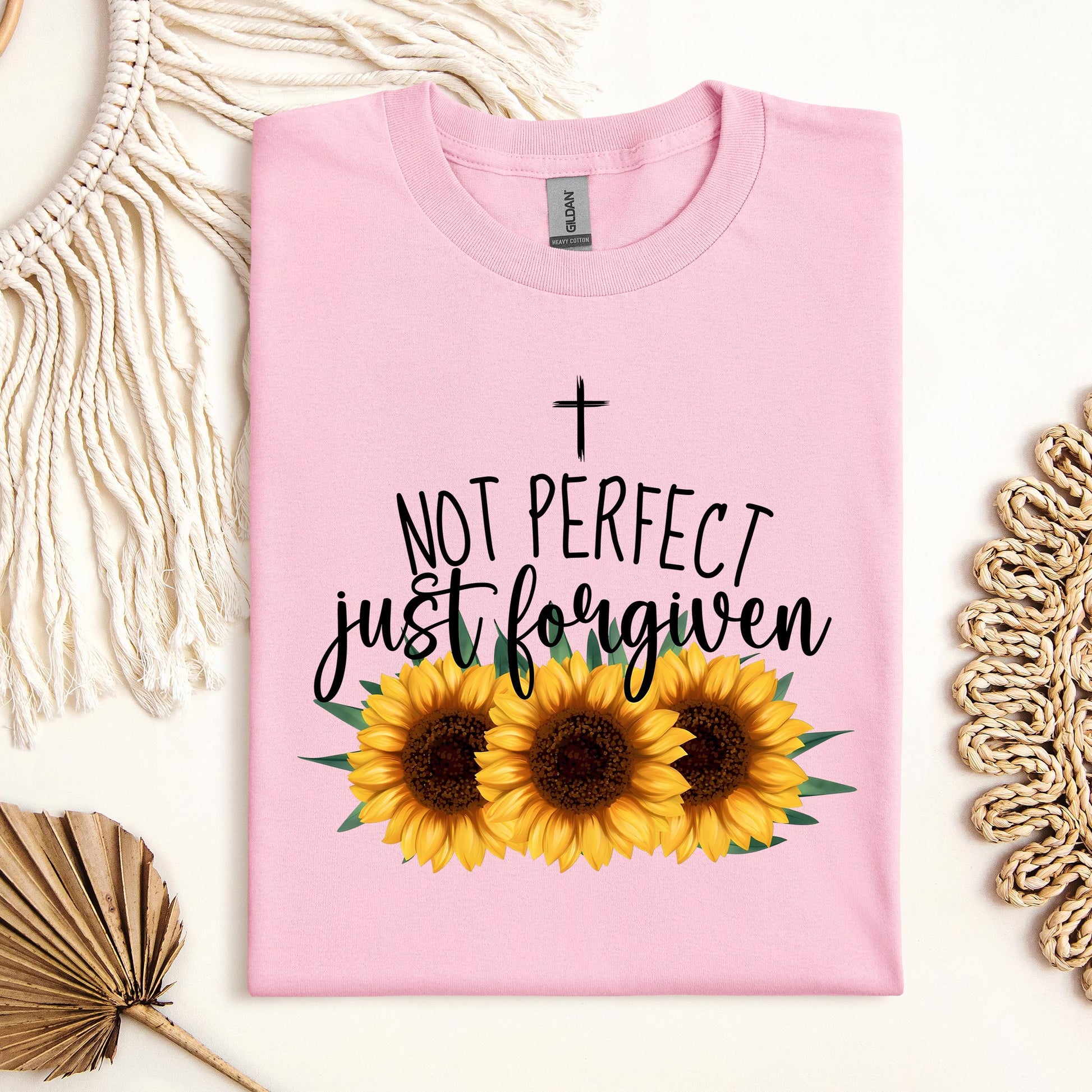Not Perfect Just Forgiven Sunflower 03