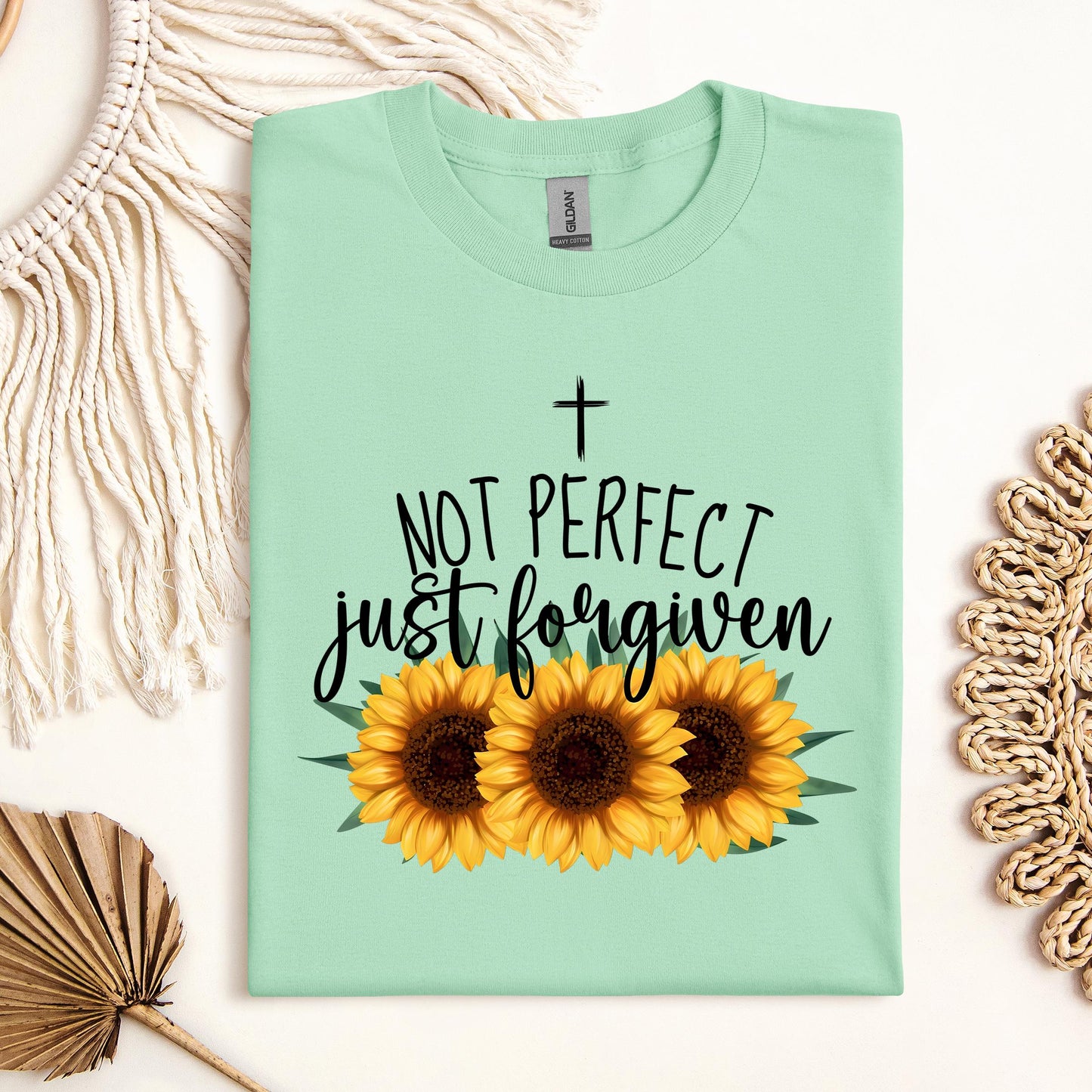 Not Perfect Just Forgiven Sunflower 03