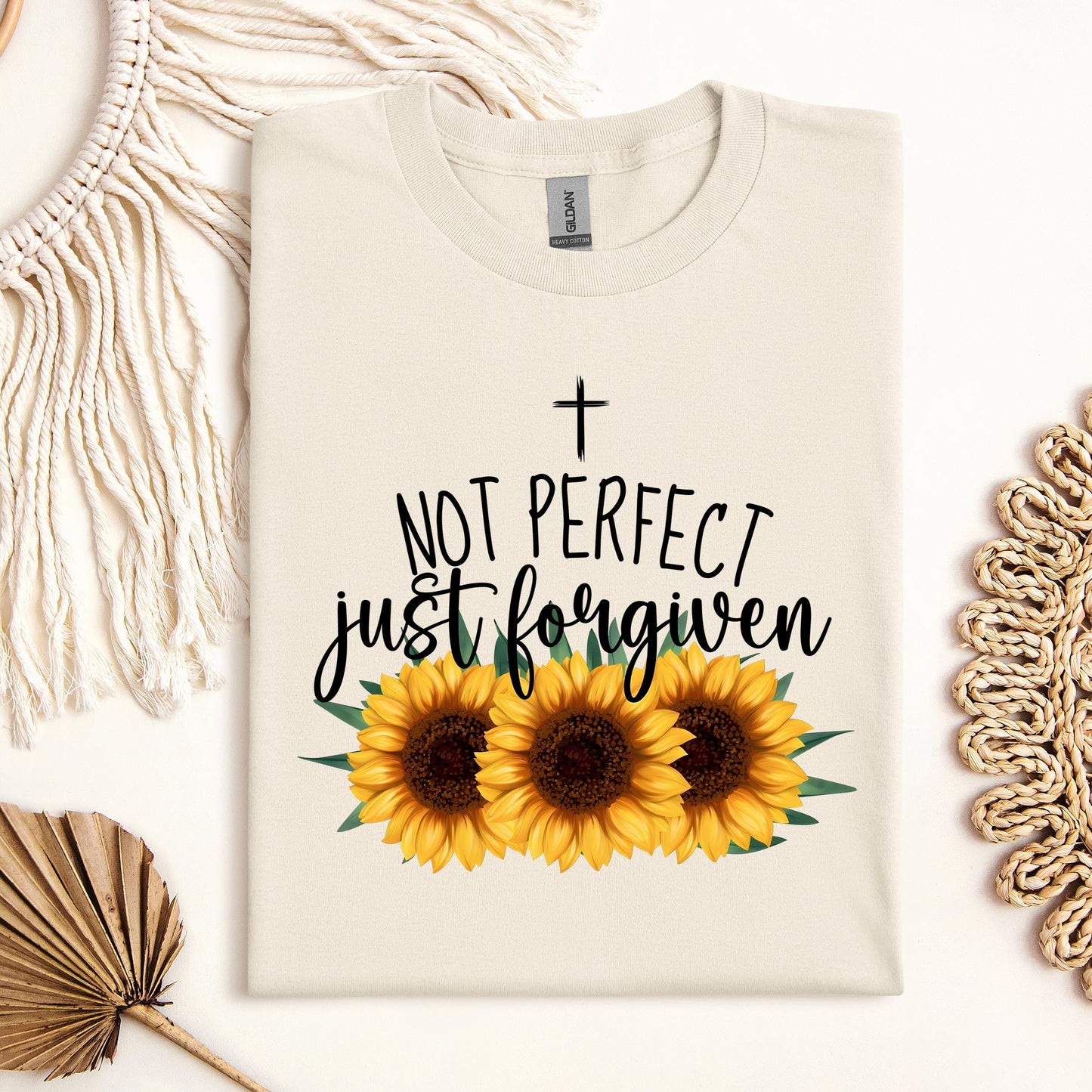 Not Perfect Just Forgiven Sunflower 03