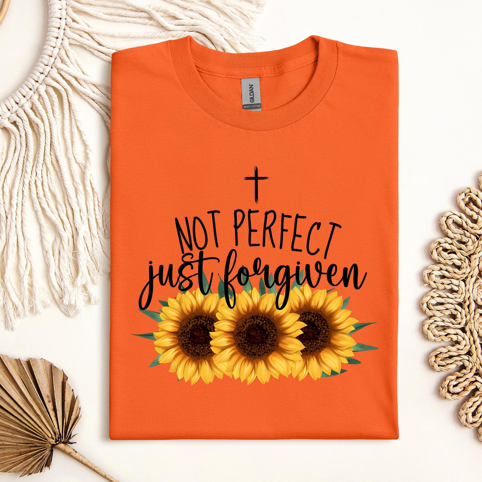 Not Perfect Just Forgiven Sunflower 03