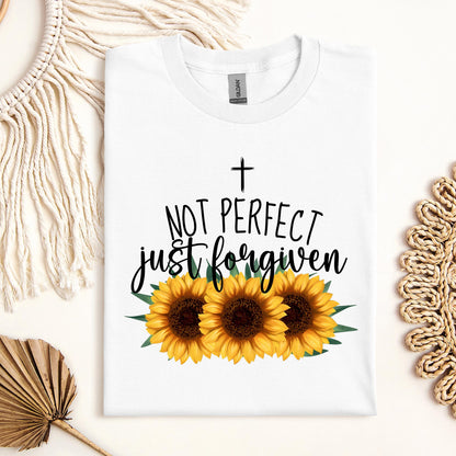 Not Perfect Just Forgiven Sunflower 03