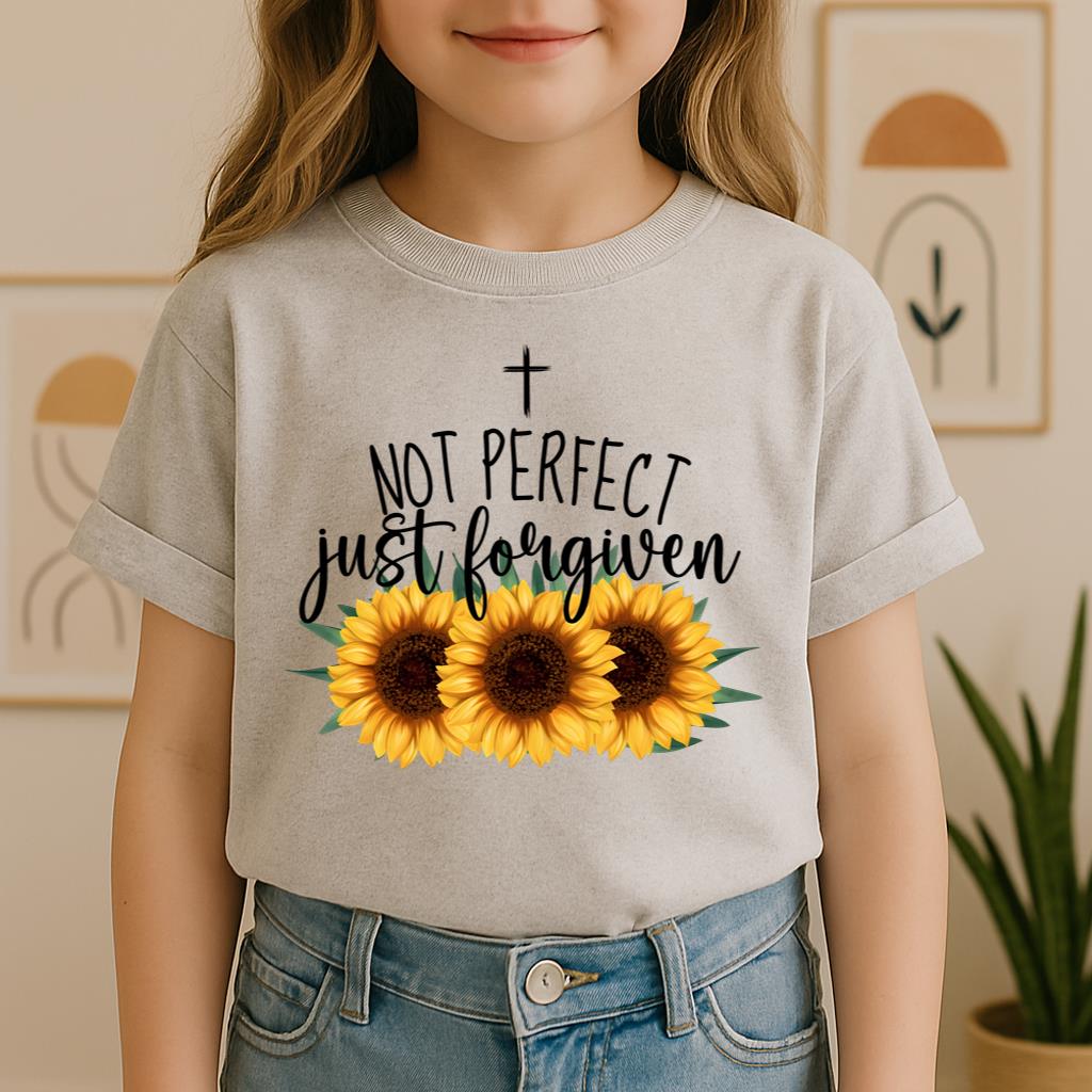 Not Perfect Just Forgiven Sunflower 03