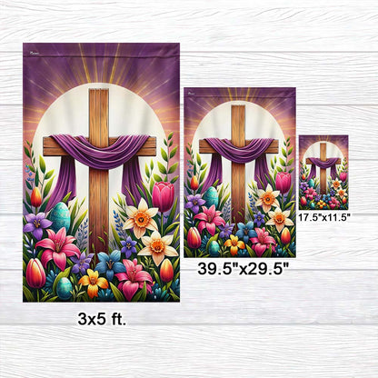 FLAGWIX  Easter Day Christian Cross Flag