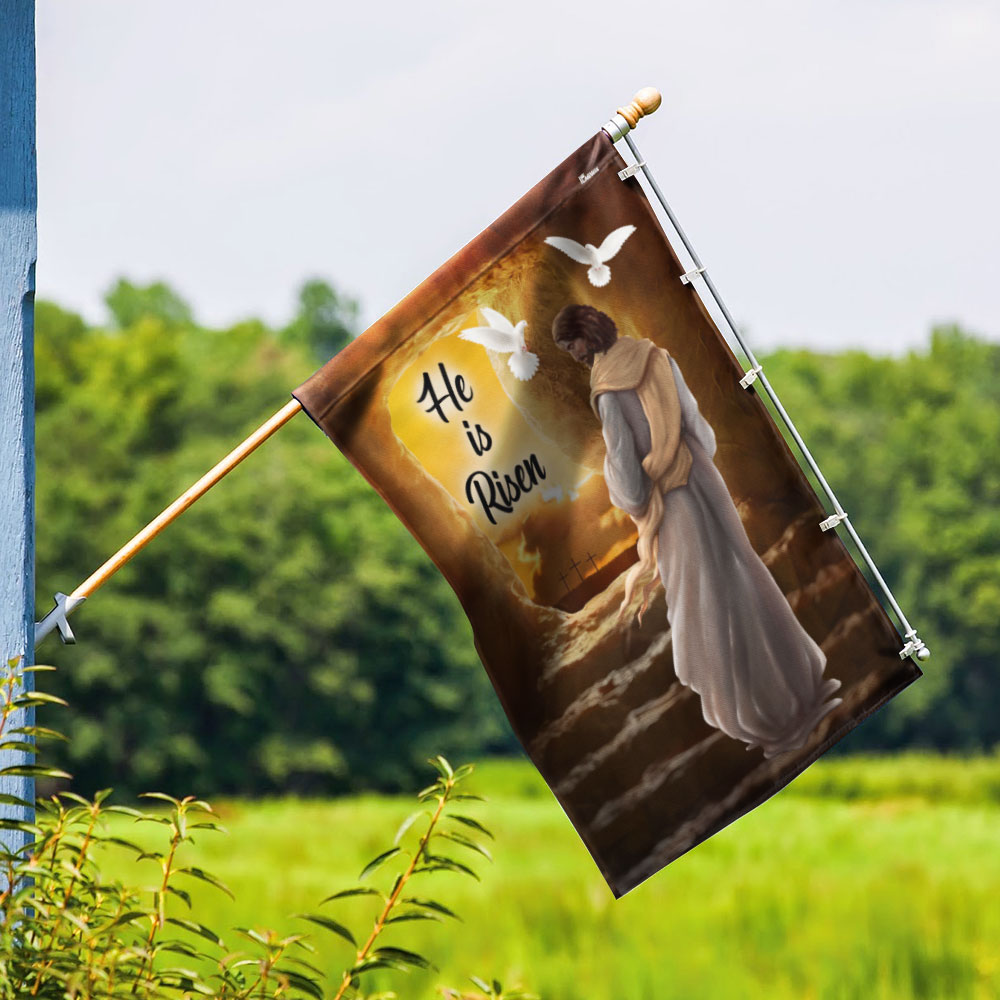 FLAGWIX He Is Risen Christ Resurrection of Jesus Flag