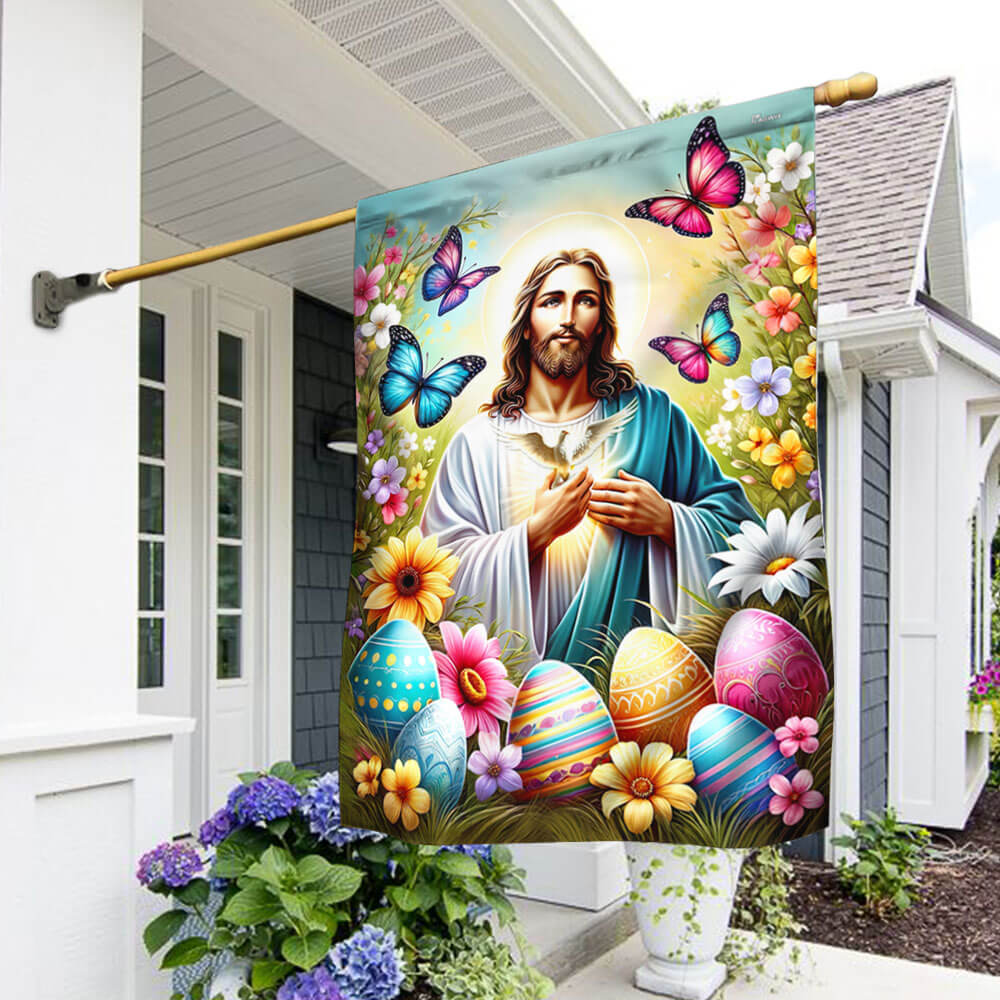 FLAGWIX  Jesus Christ Easter Day Egg Flag