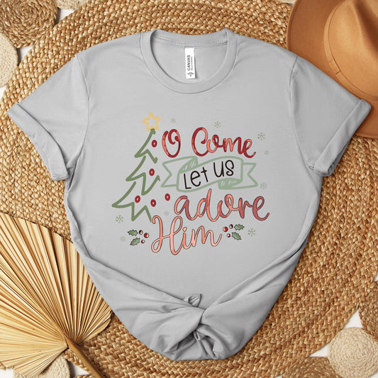 O Come Let Us Adore Him 01 Premium T-shirt