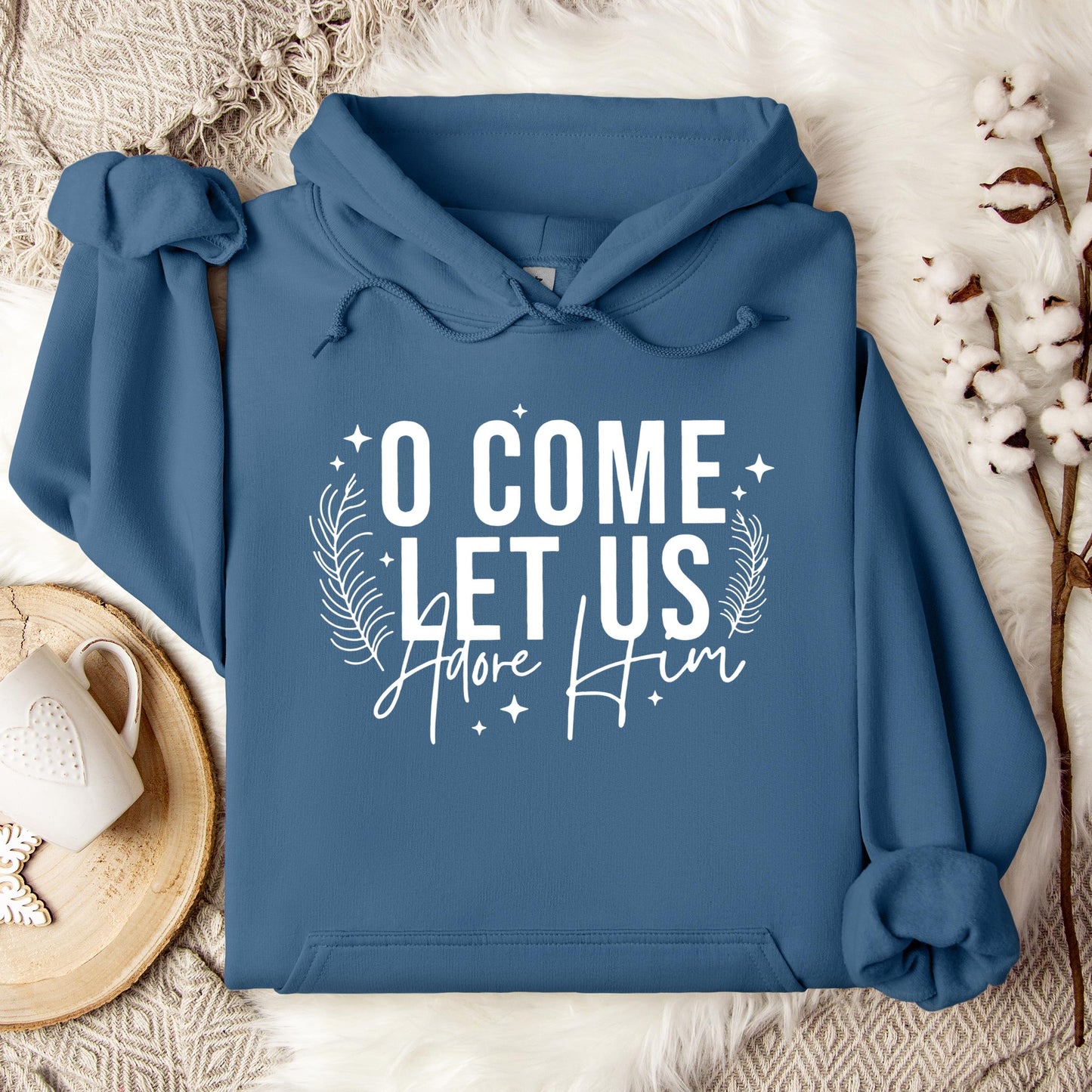 O Come Let Us Adore Him 04 Hoodie