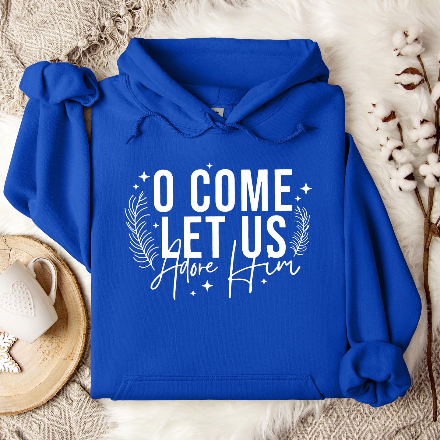 O Come Let Us Adore Him 04 Hoodie