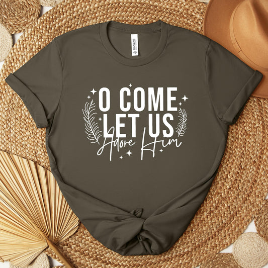 O Come Let Us Adore Him 04 Premium T-shirt