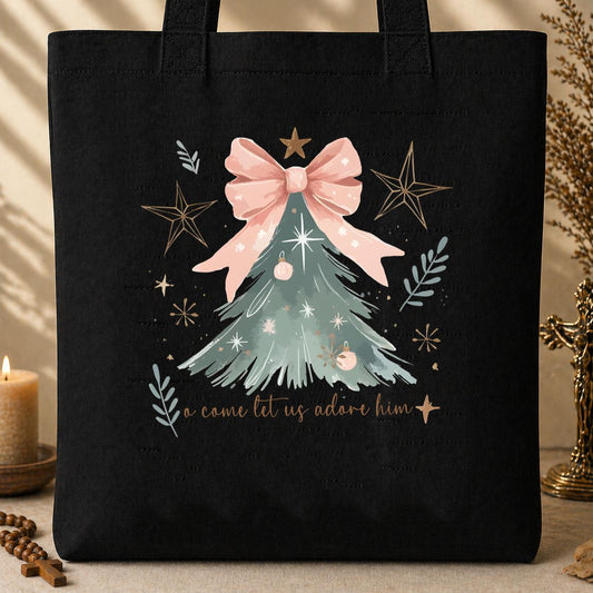 O Come Let Us Adore Him 07 Tote Bag