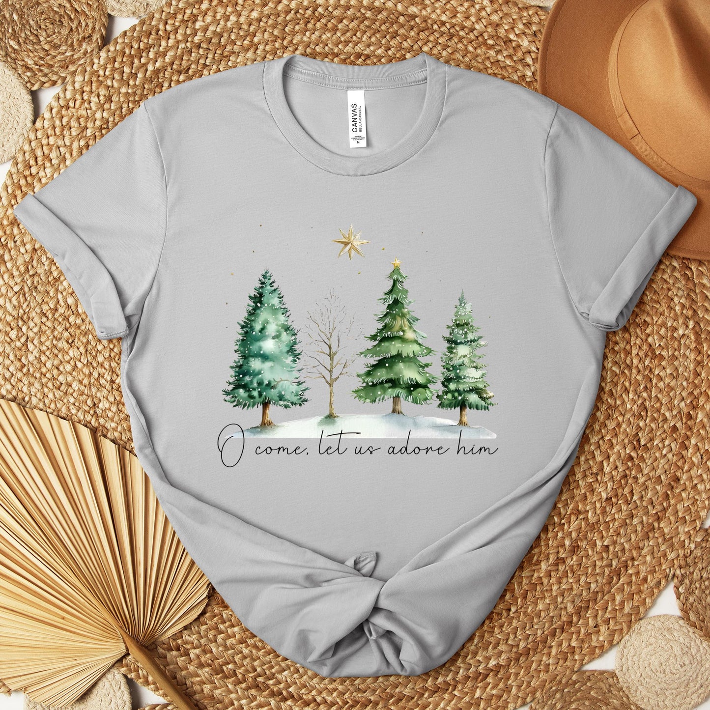 O Come Let Us Adore Him Premium T-shirt