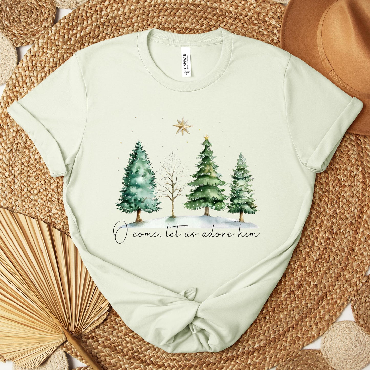 O Come Let Us Adore Him Premium T-shirt