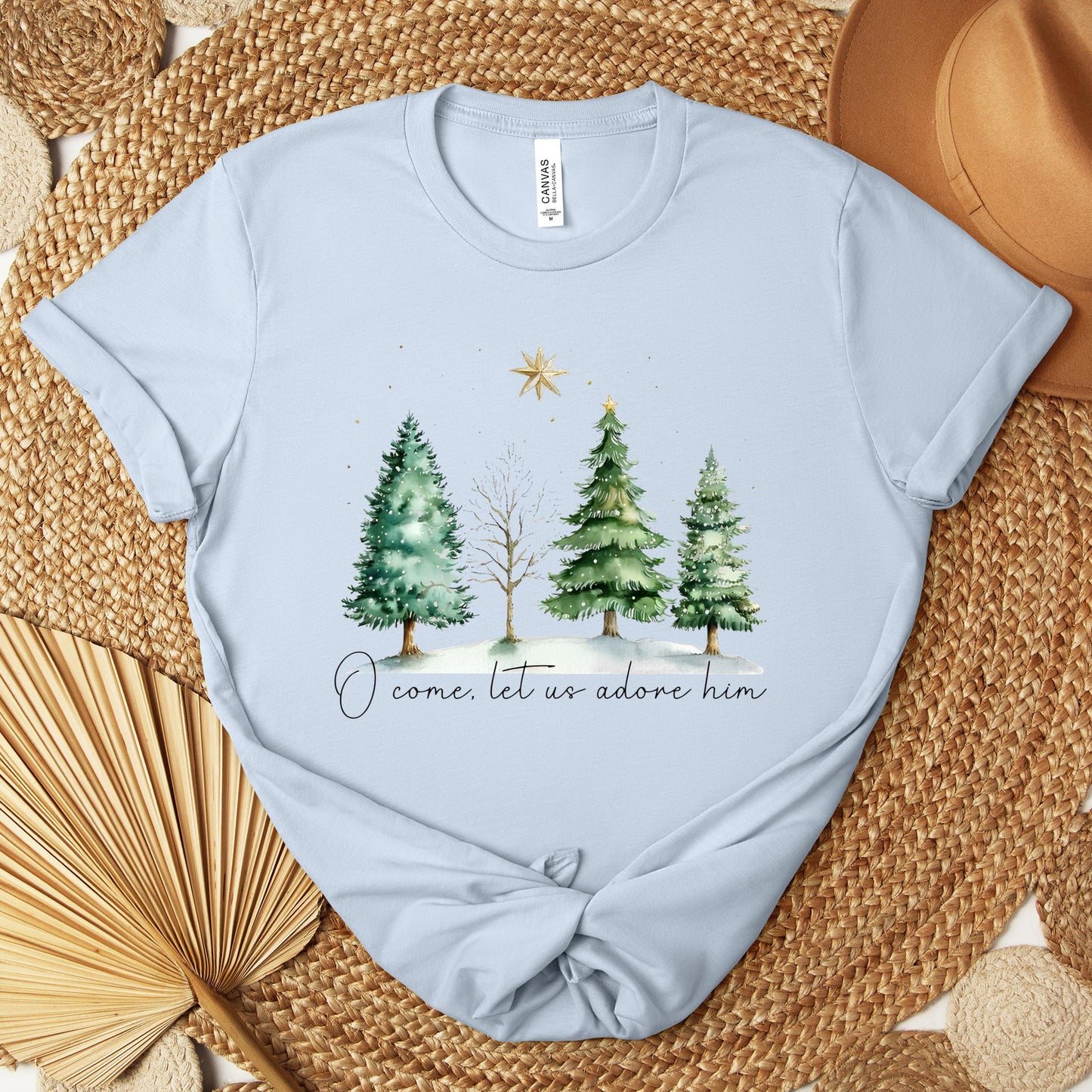 O Come Let Us Adore Him Premium T-shirt