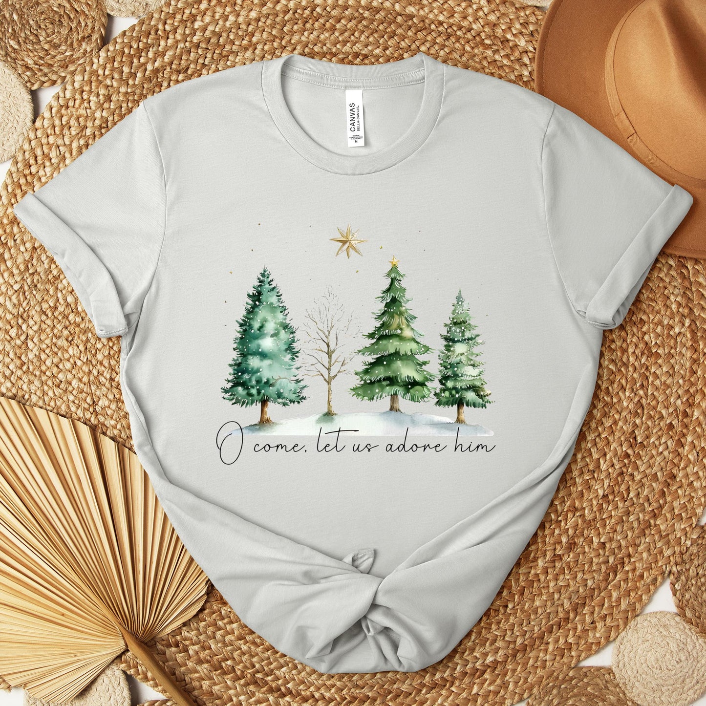 O Come Let Us Adore Him Premium T-shirt