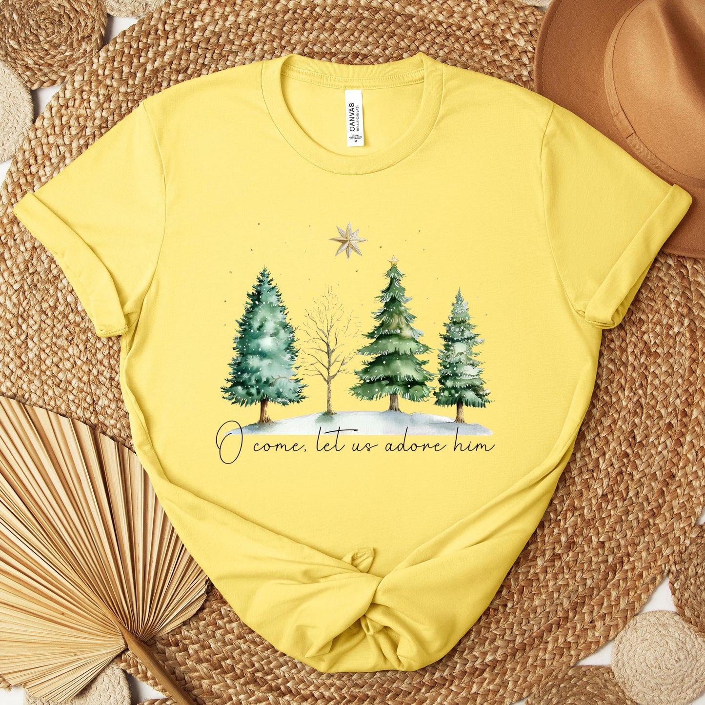 O Come Let Us Adore Him Premium T-shirt