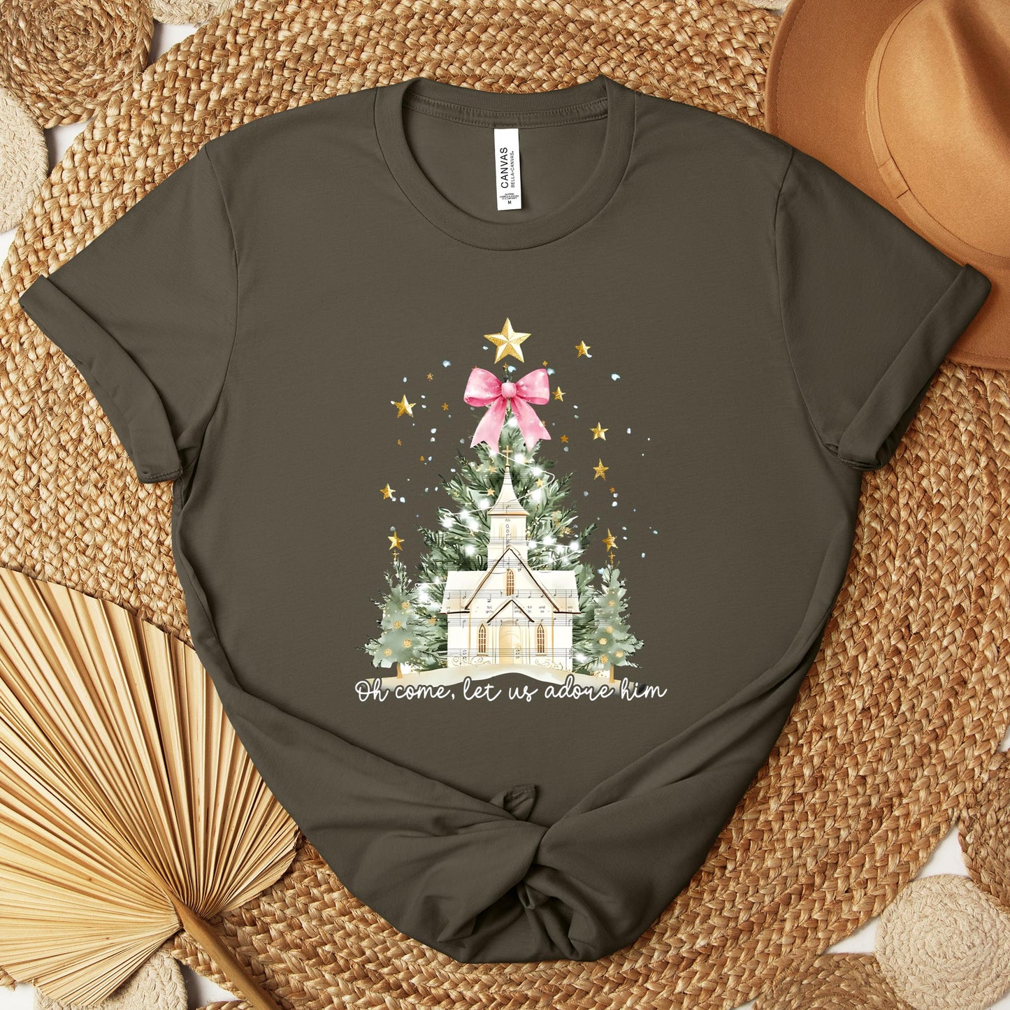 Oh Come Let Us Adore Him 01 Premium T-shirt
