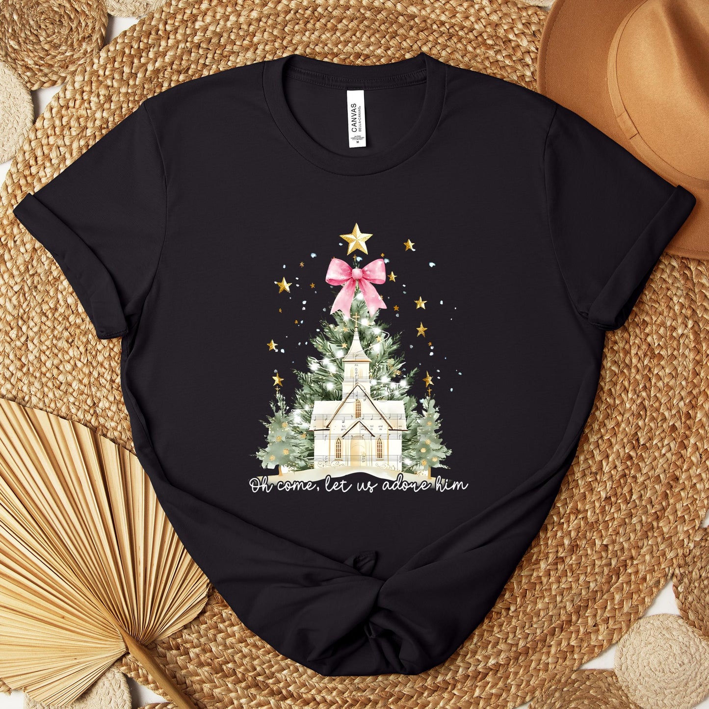 Oh Come Let Us Adore Him 01 Premium T-shirt