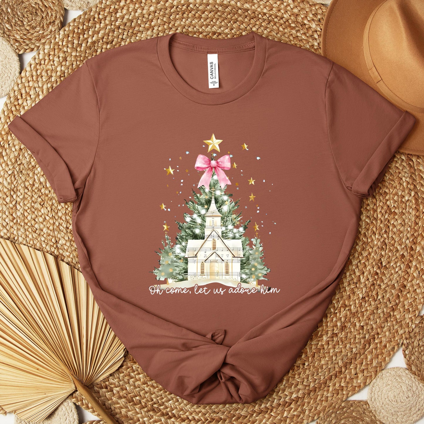 Oh Come Let Us Adore Him 01 Premium T-shirt