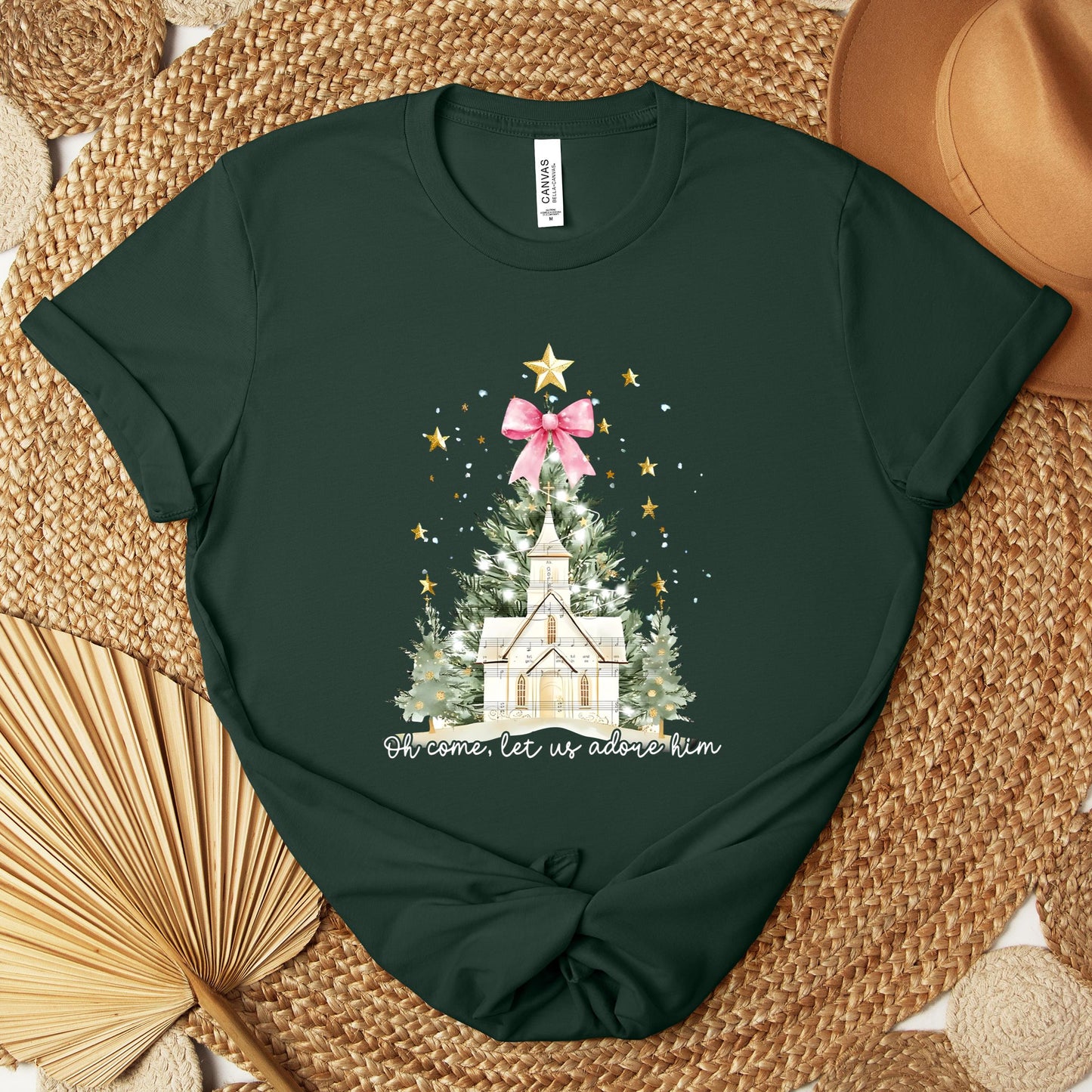 Oh Come Let Us Adore Him 01 Premium T-shirt