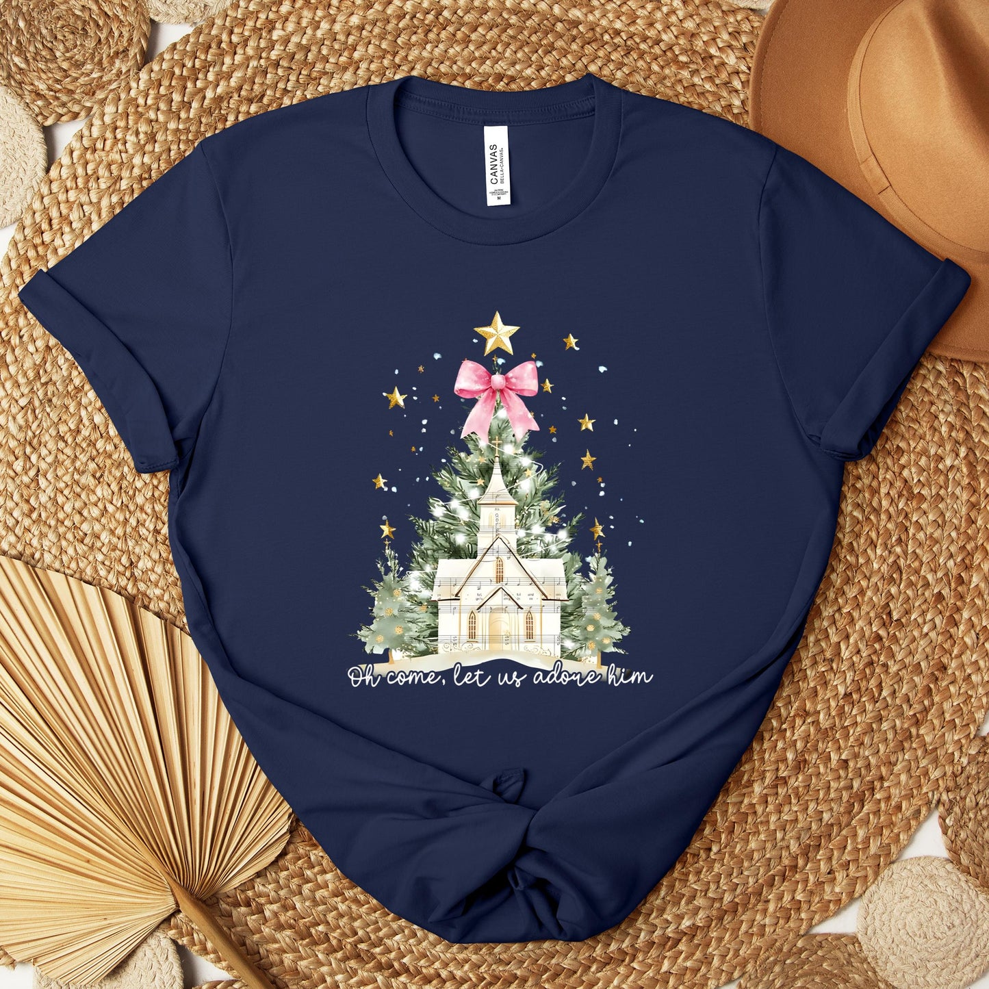 Oh Come Let Us Adore Him 01 Premium T-shirt