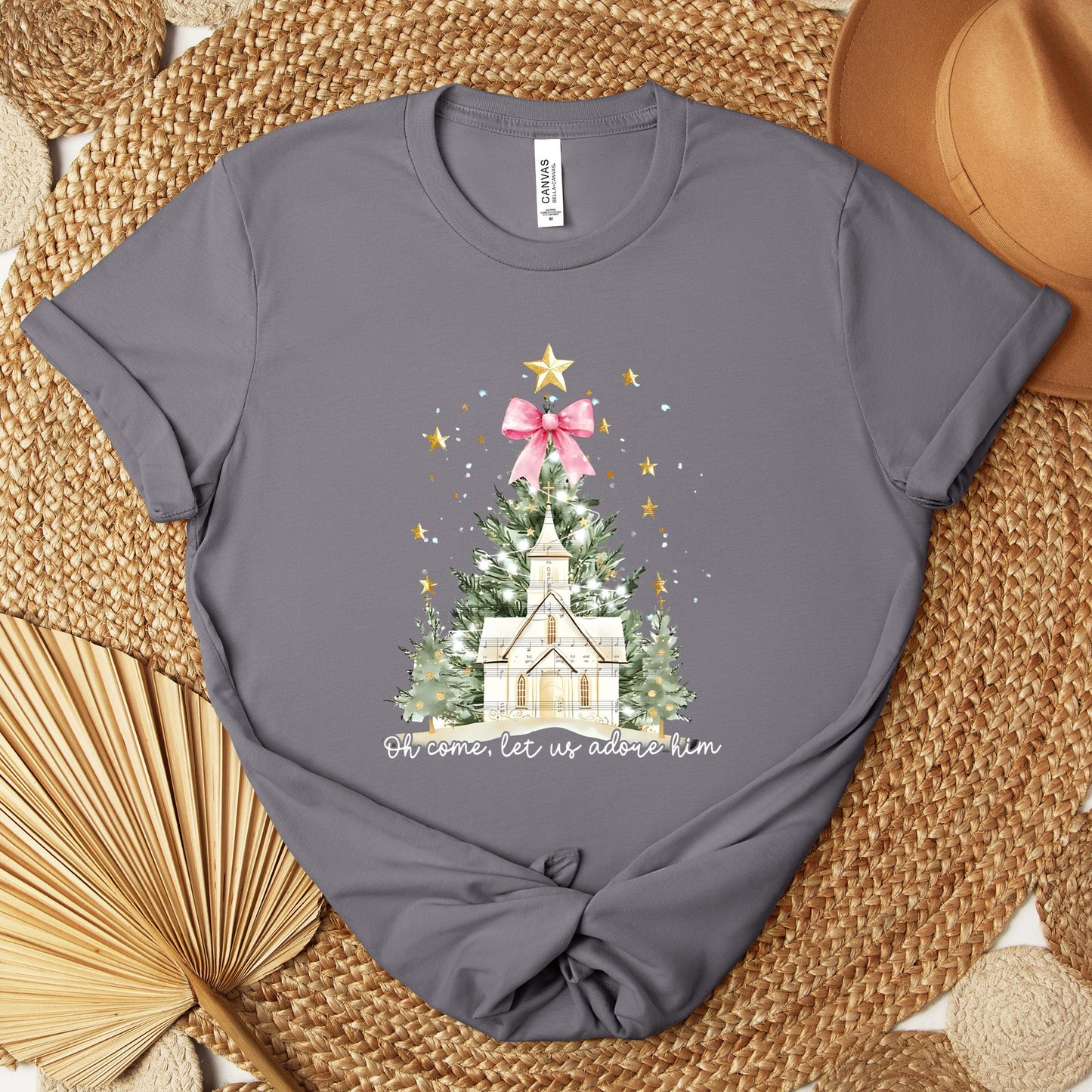 Oh Come Let Us Adore Him 01 Premium T-shirt