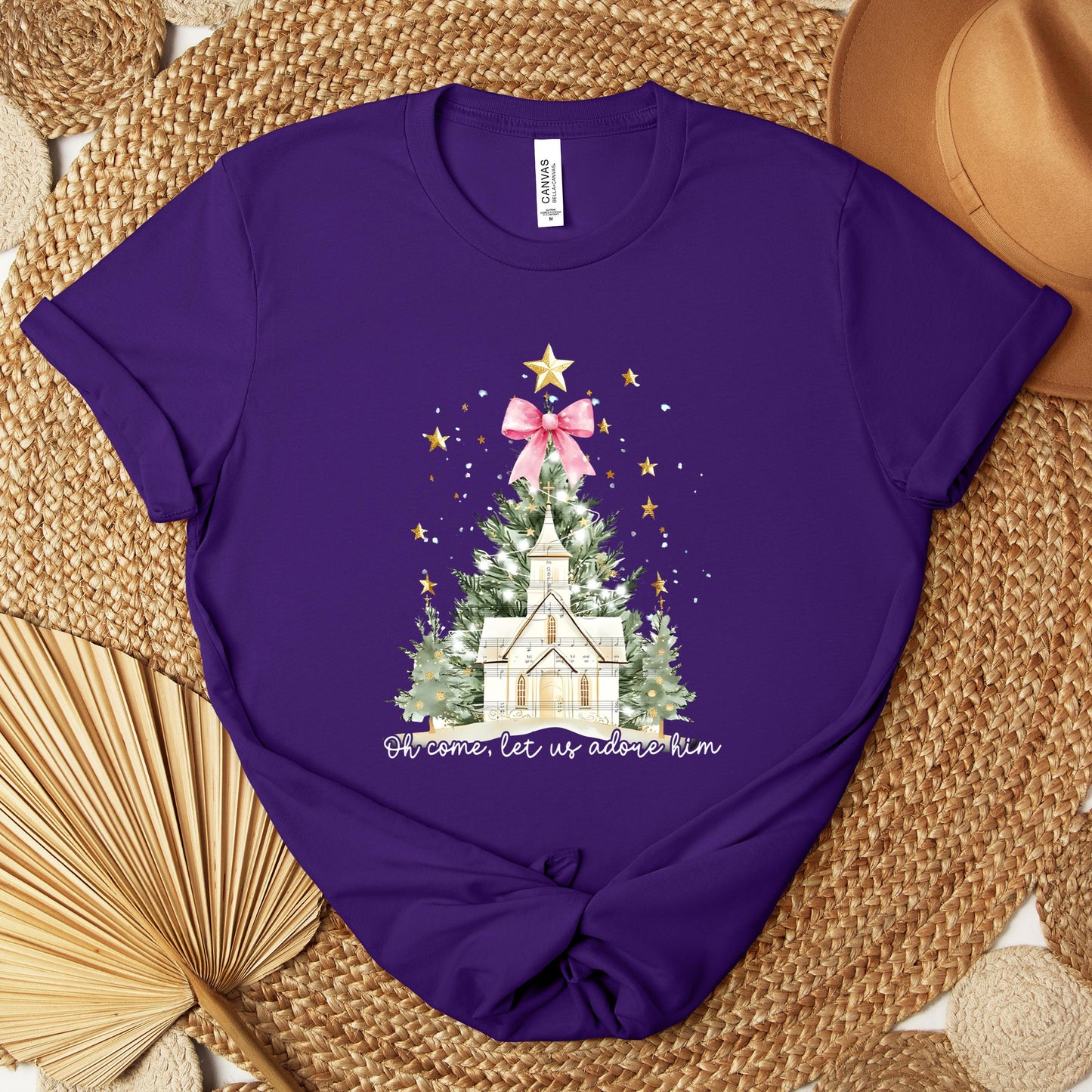 Oh Come Let Us Adore Him 01 Premium T-shirt